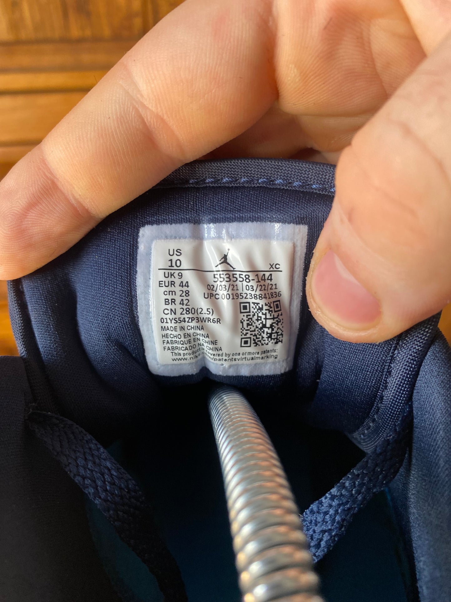 JORDAN 1 LOW ‘UNC’ - UK 9.5