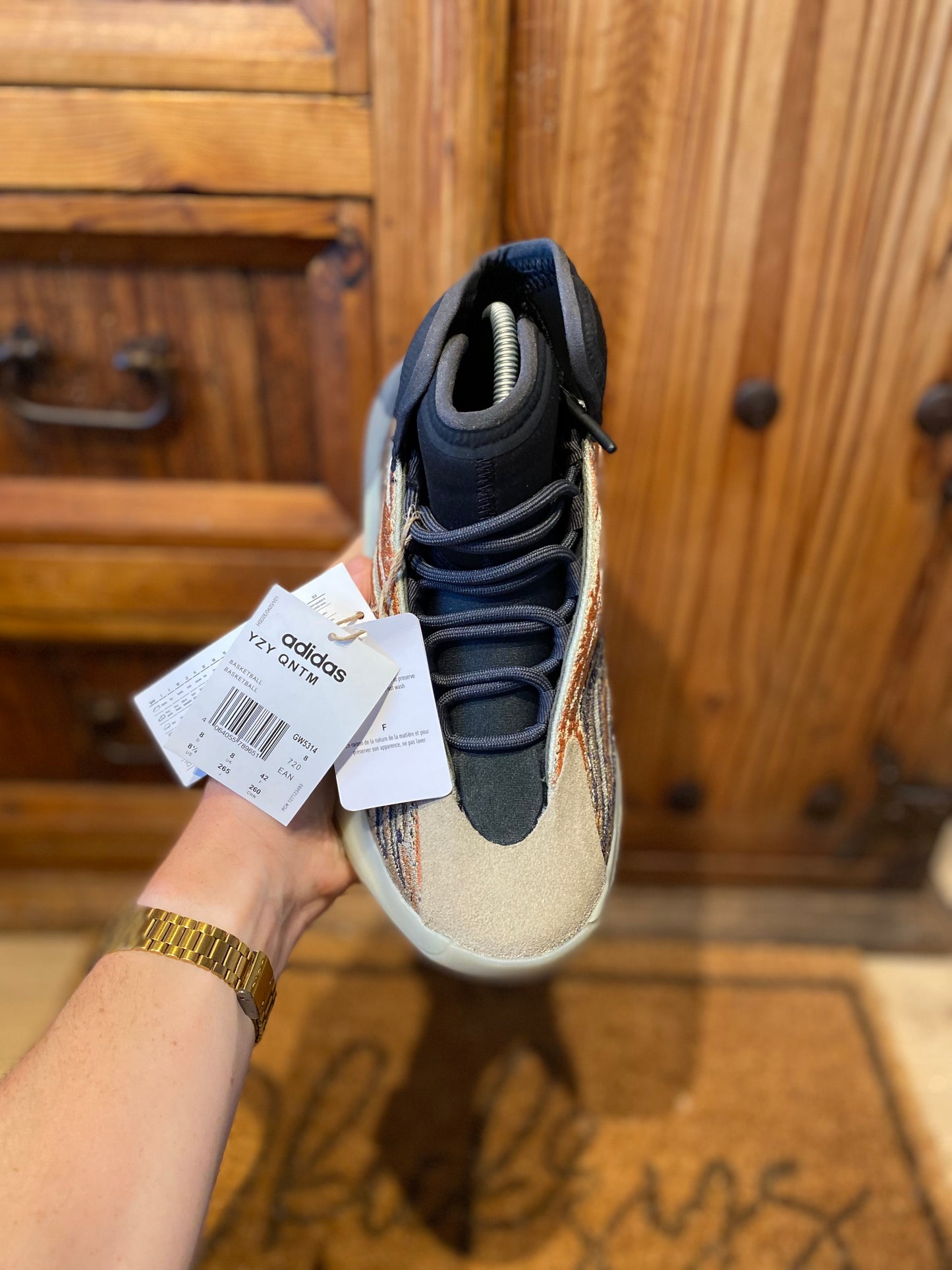 YEEZY QNTM ‘FLASH ORANGE’ - BNWT - UK 8