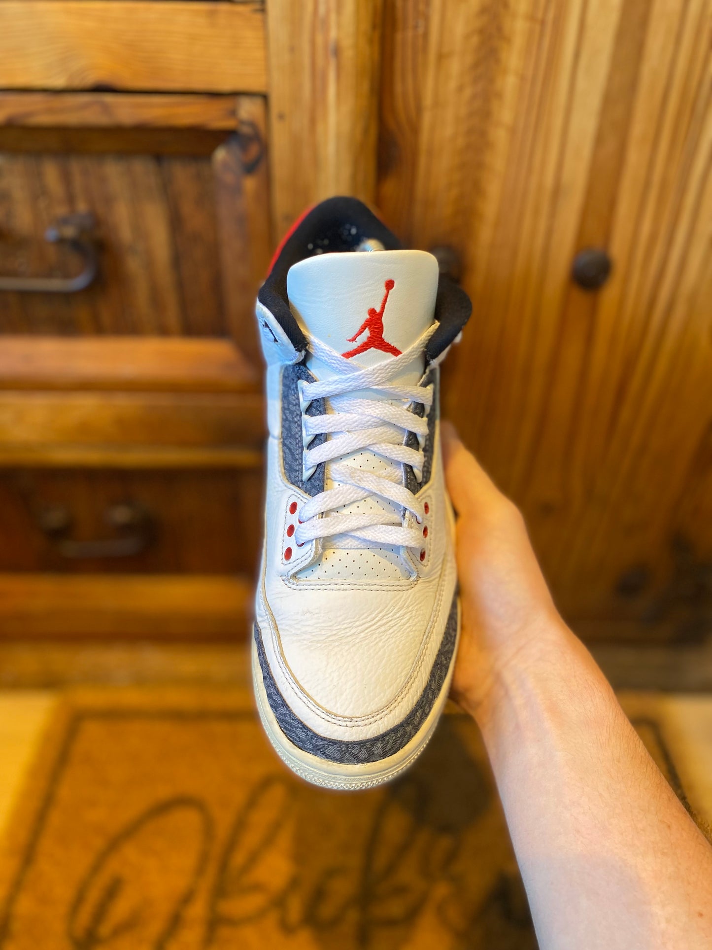 JORDAN 3 ‘SE-T CO.JP FIRE RED DENIM’ - UK 7.5