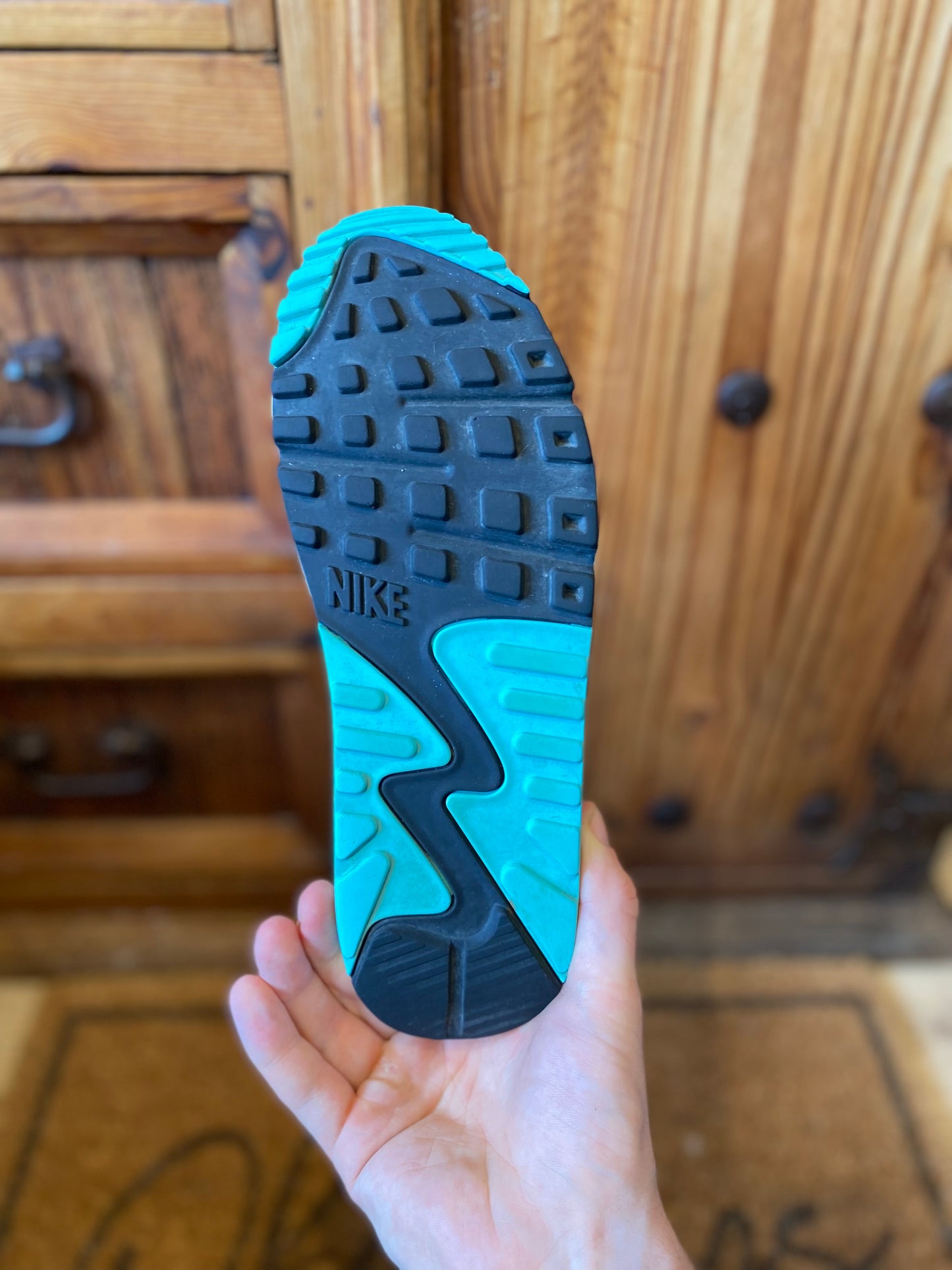 NIKE AIR MAX 90 RECRAFT HYPER TURQUOISE’ - UK 7.5