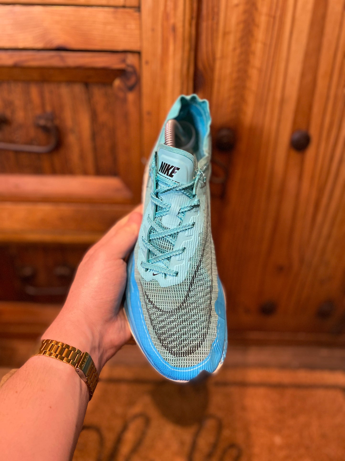 NIKE ZOOMX VAPORFLY 2 ‘AURORA GREEN’ - UK 8