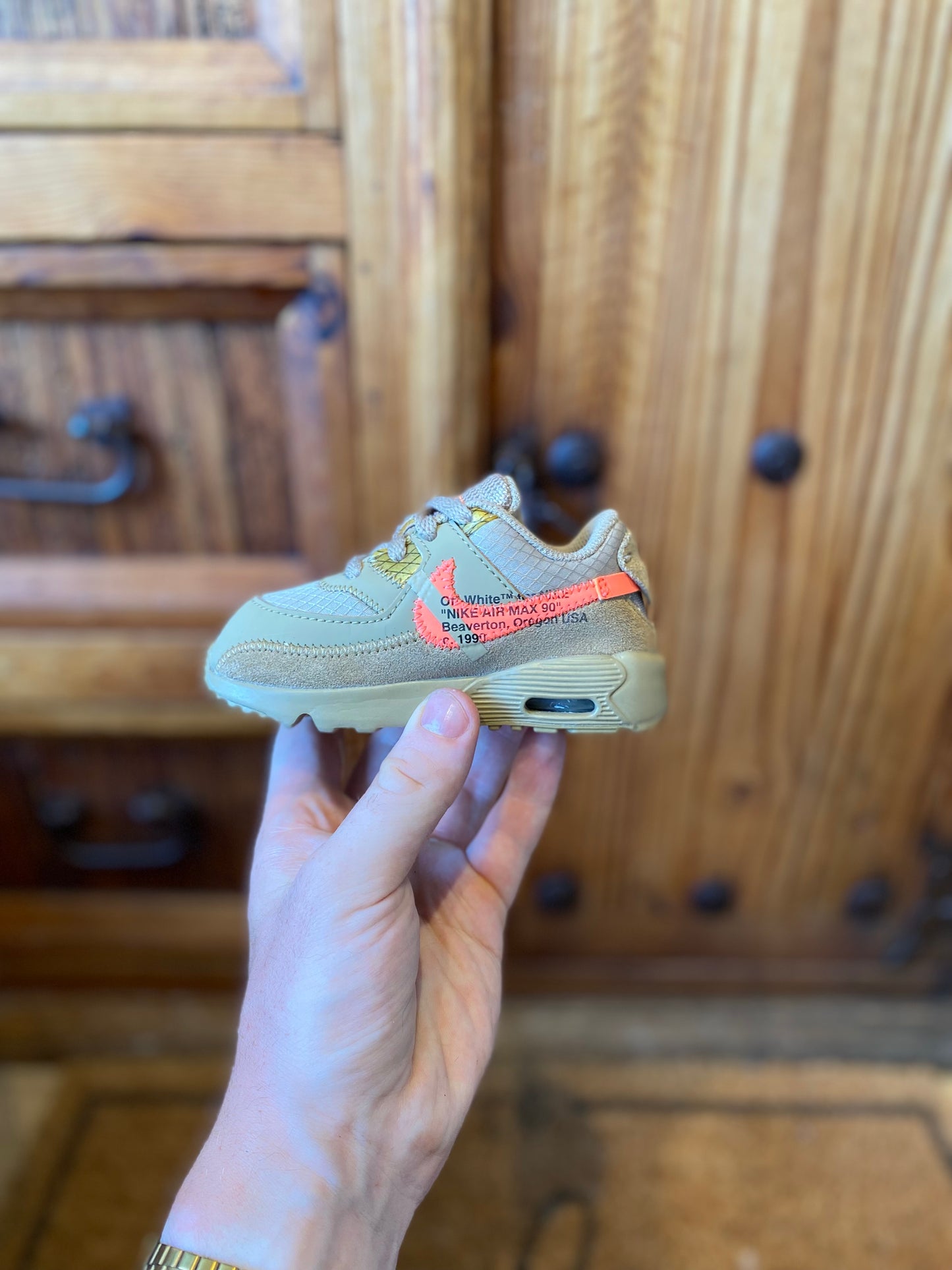 NIKE AIR MAX 90 ‘OFF-WHITE DESERT ORE’ - UK 5.5 TD