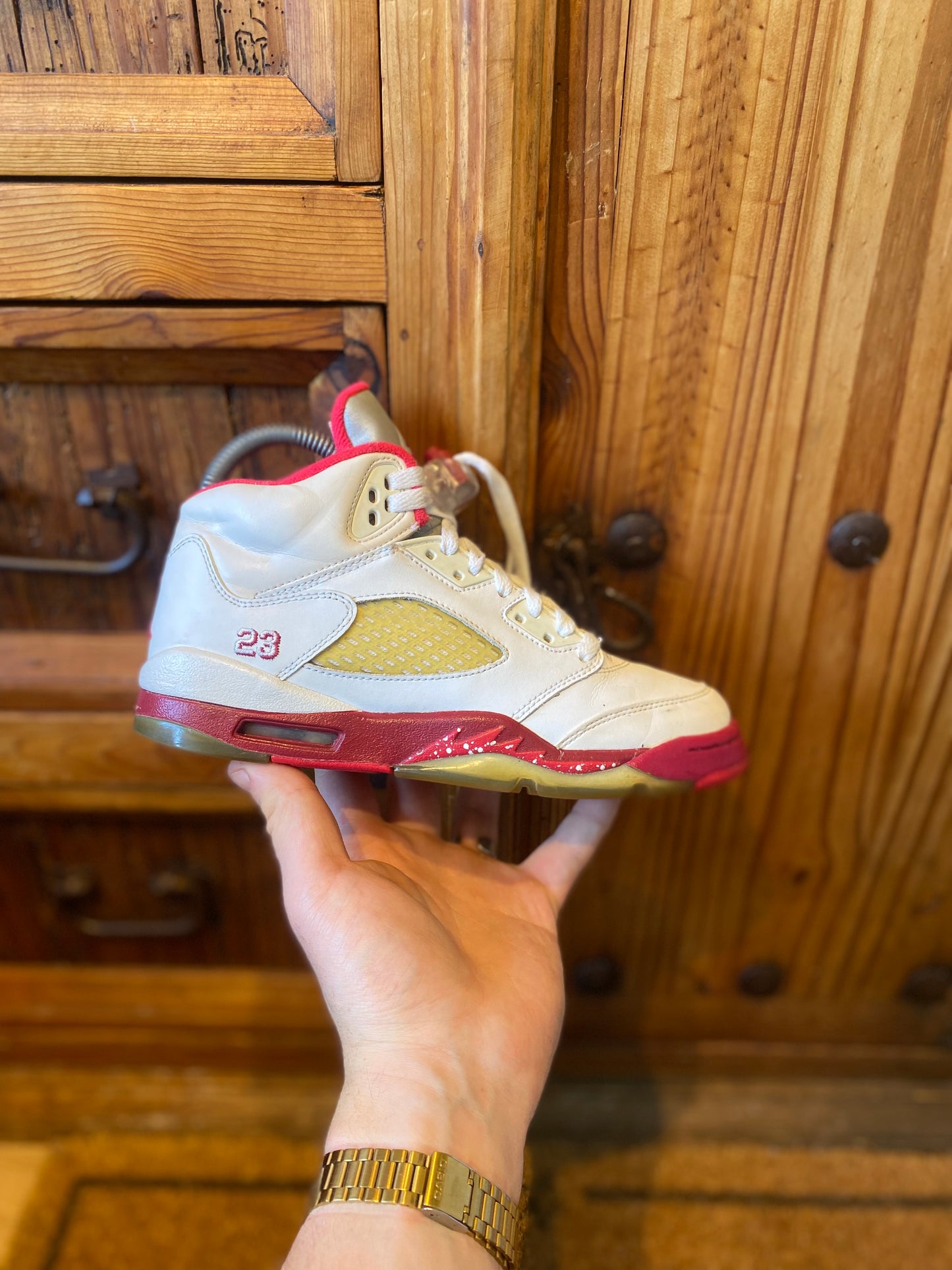 JORDAN 5 ‘WHITE SCARLET FIRE’ - UK 4
