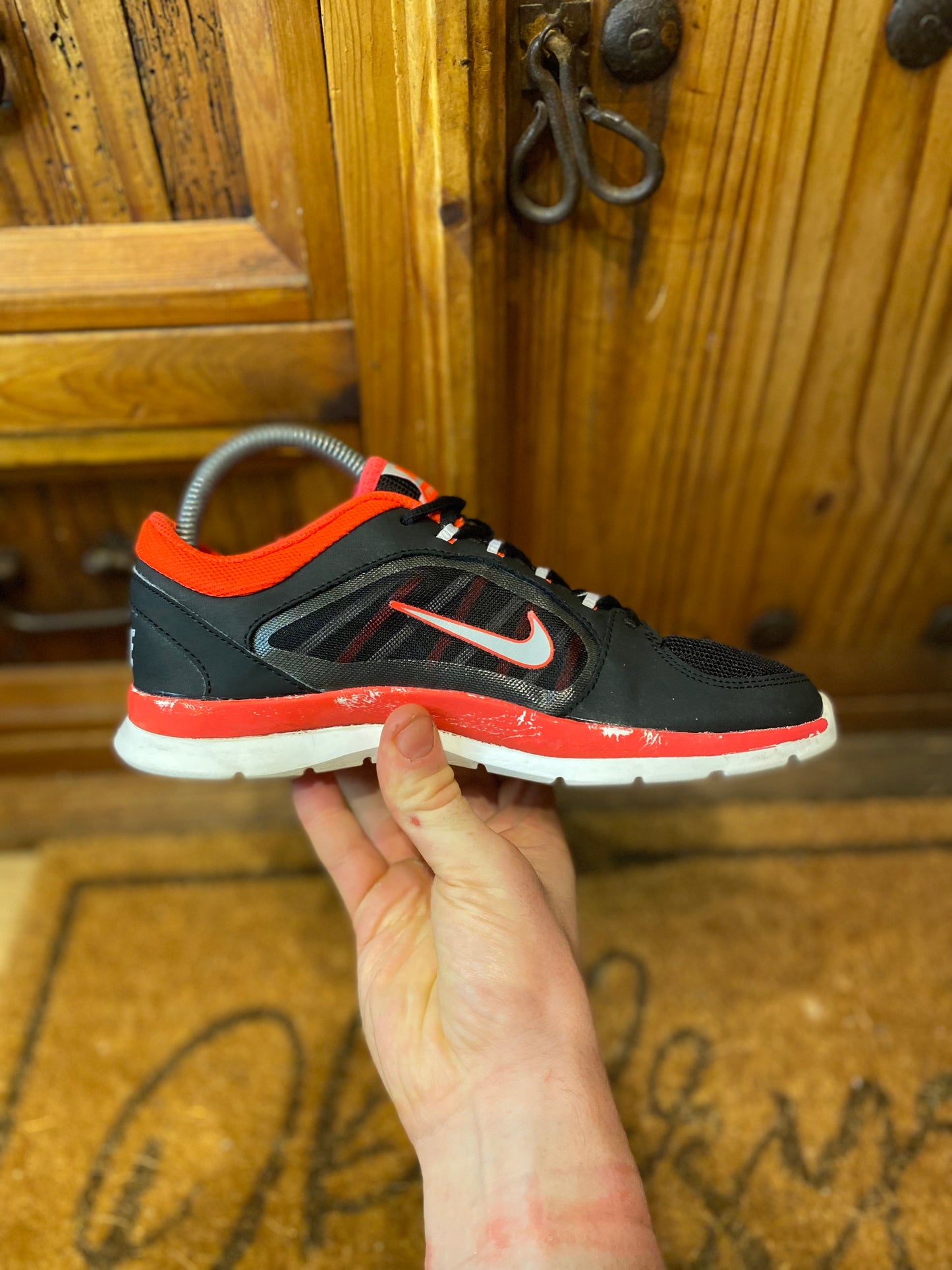 NIKE FLEX TRAINER 4 ‘BLACK PURE PLATINUM’ - UK 4