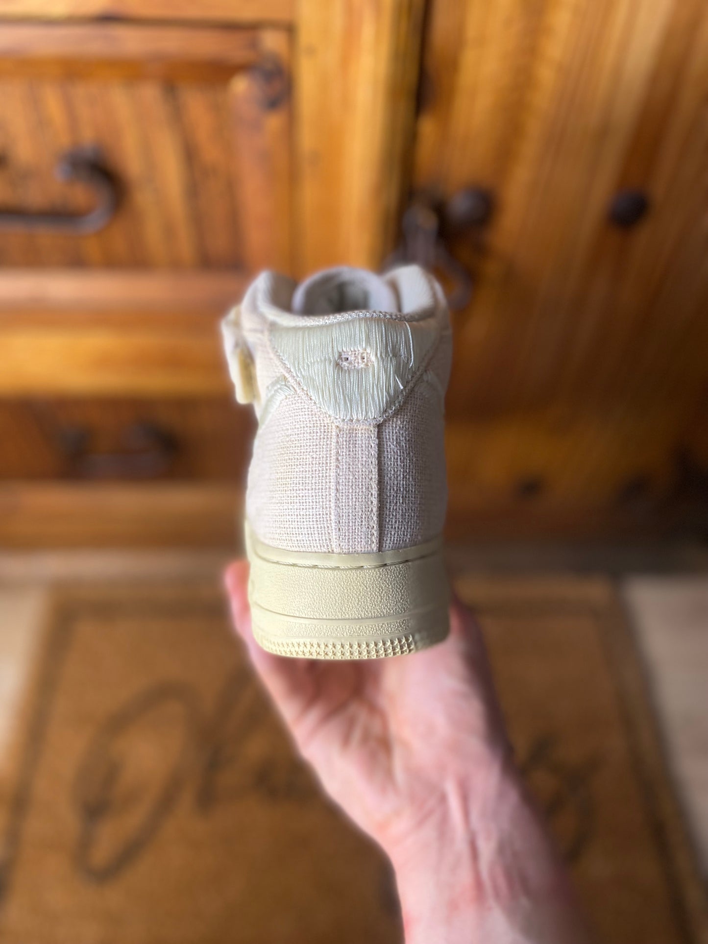 NIKE X STÜSSY AIR FORCE 1 MID ‘FOSSIL’ - UK 9.5