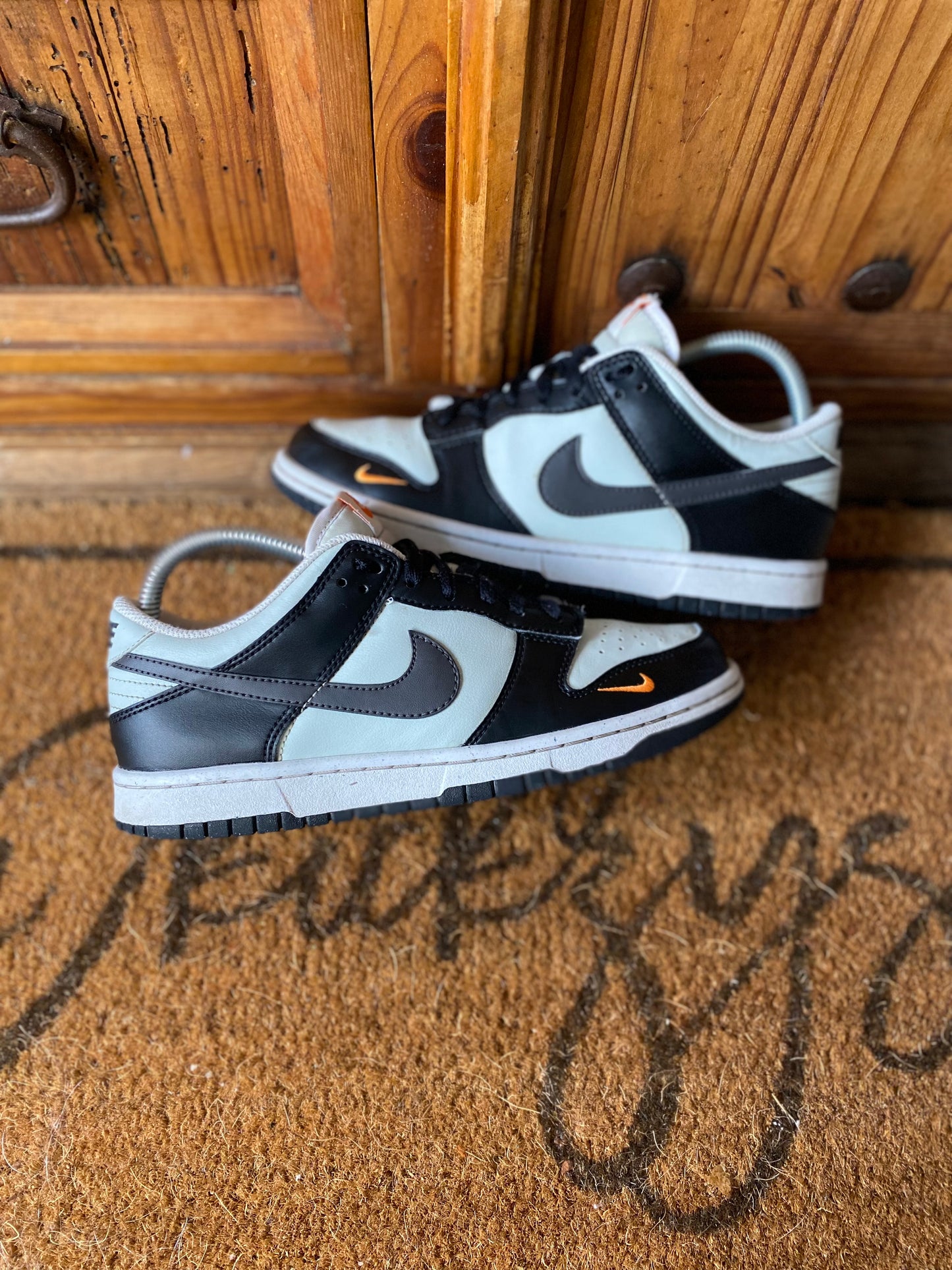 NIKE DUNK LOW ‘TOTAL BLACK ORANGE’ - UK 5.5