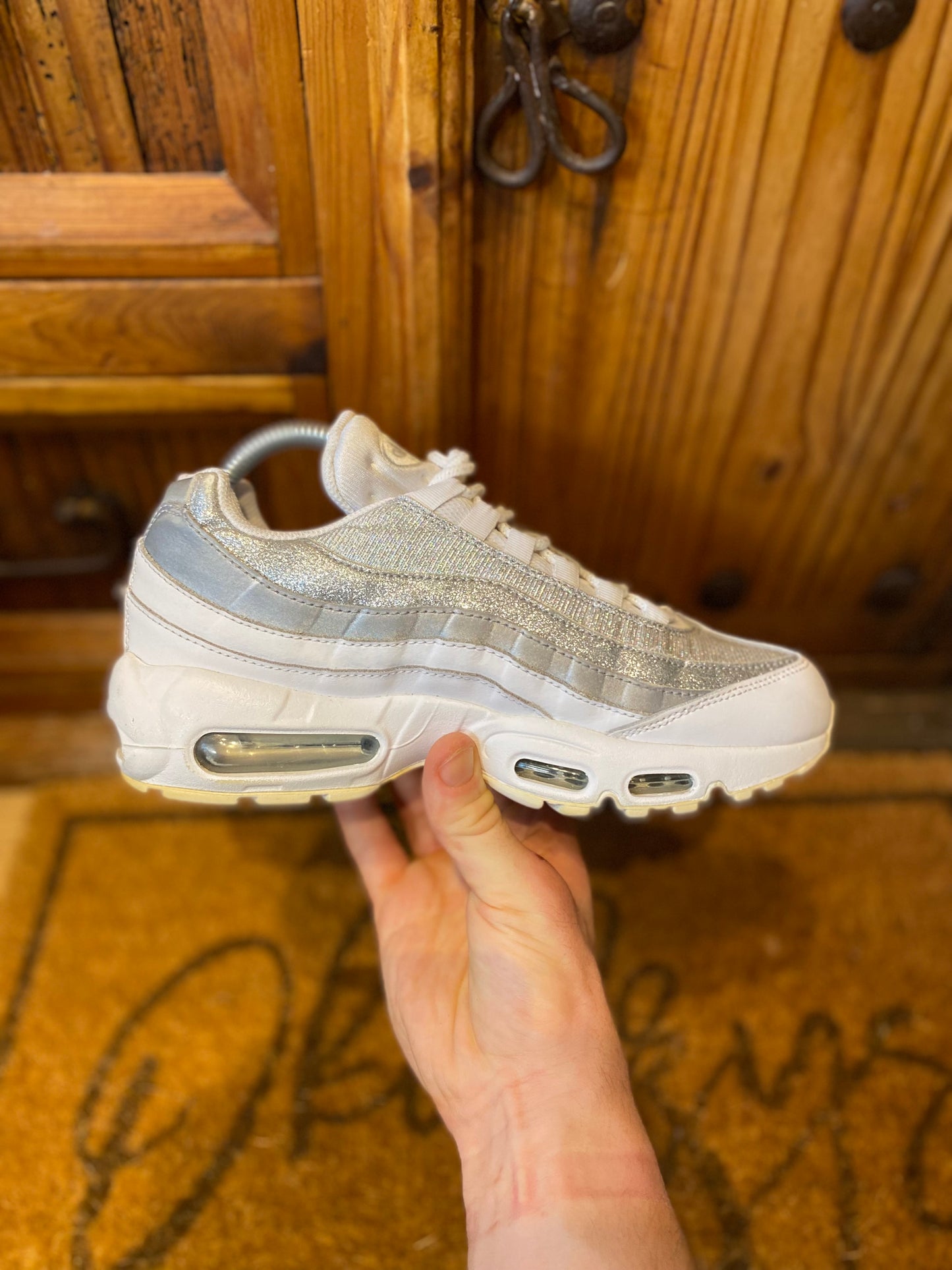 NIKE AIR MAX 95 ‘WHITE METALLIC SILVER’ - UK 6