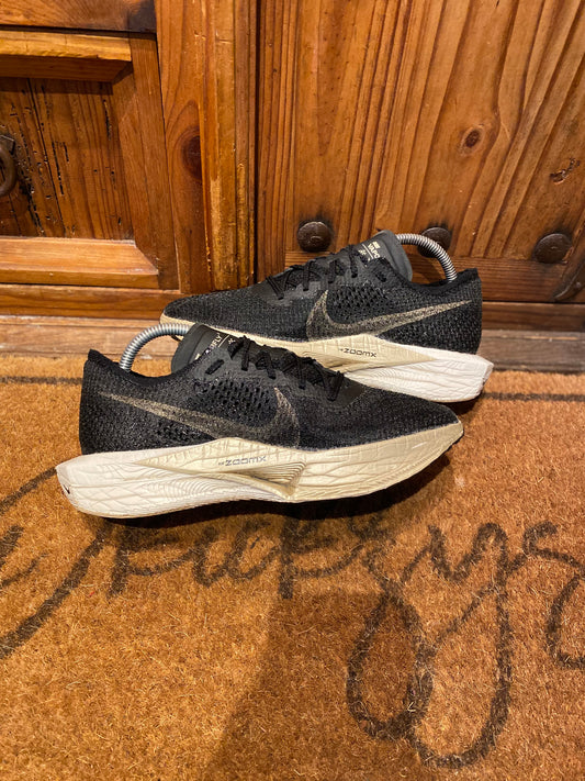 NIKE ZOOMX VAPORFLY 3 ‘BLACK METALLIC GOLD GRAIN’ - UK 7