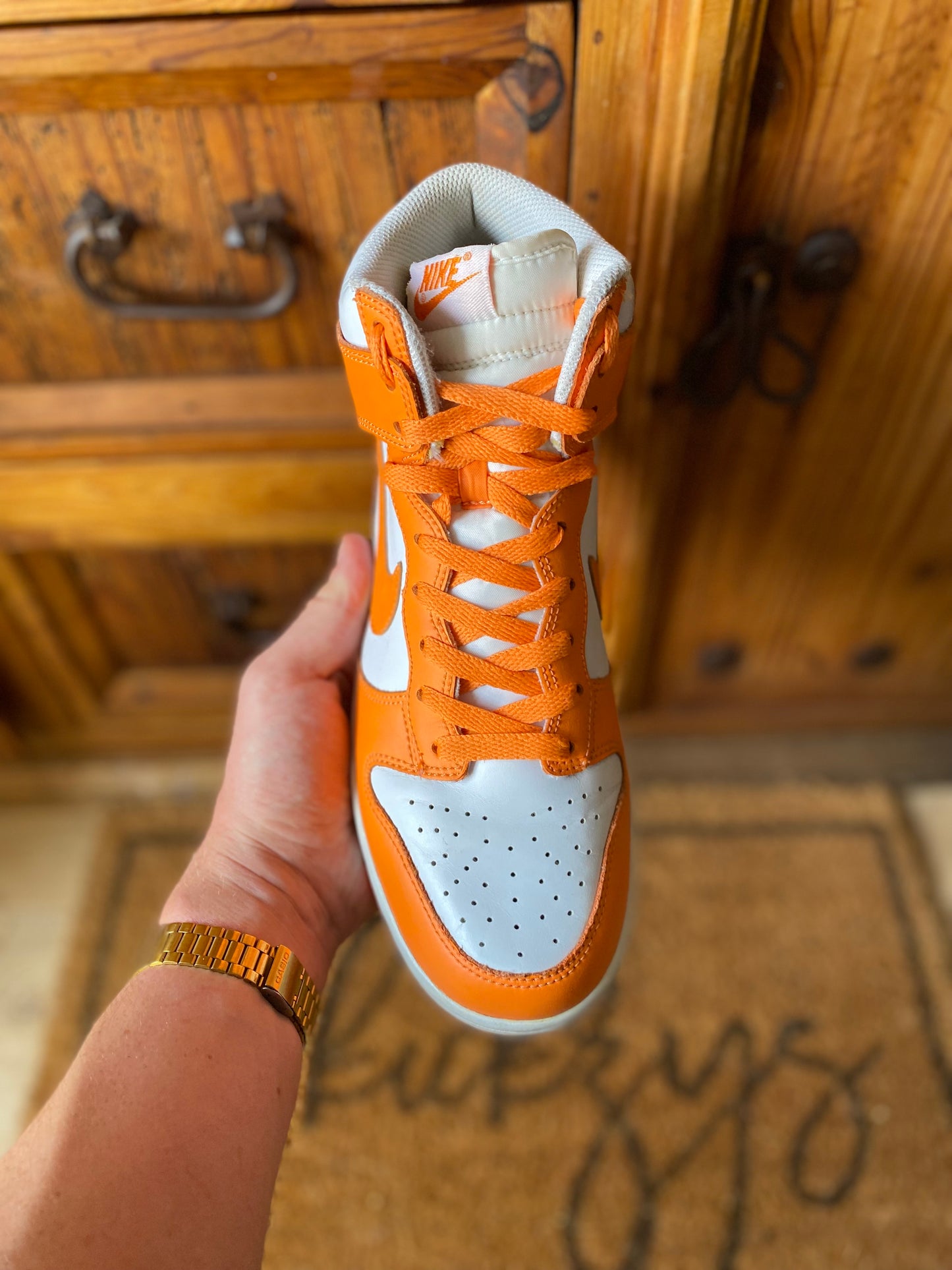 NIKE DUNK HIGH ‘MANDARIN’ 2011 - UK 8
