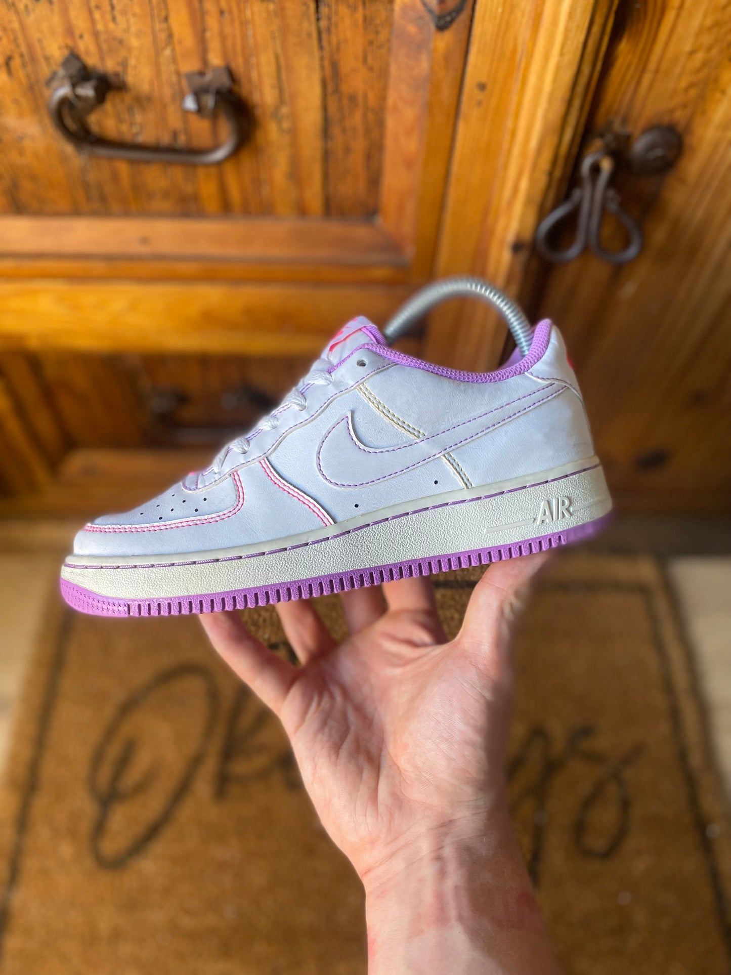 NIKE AIR FORCE 1 ‘CONTRAST STITCH FUCHSIA GLOW’ - UK 5