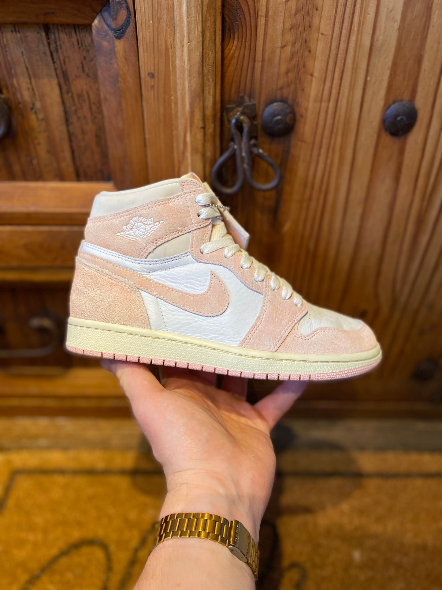 JORDAN 1 HIGH ‘WASHED PINK’ - UK 4.5