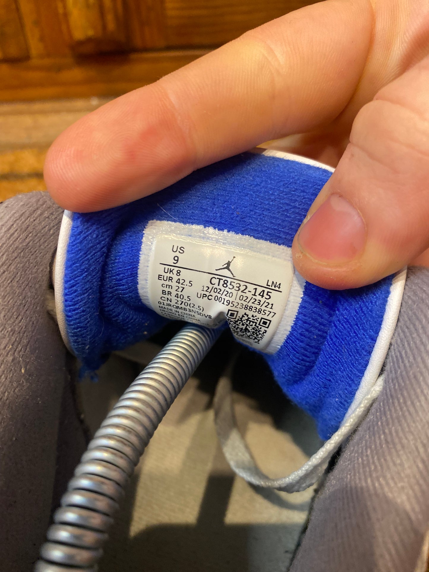 JORDAN 3 ‘RACER BLUE’ - UK 8