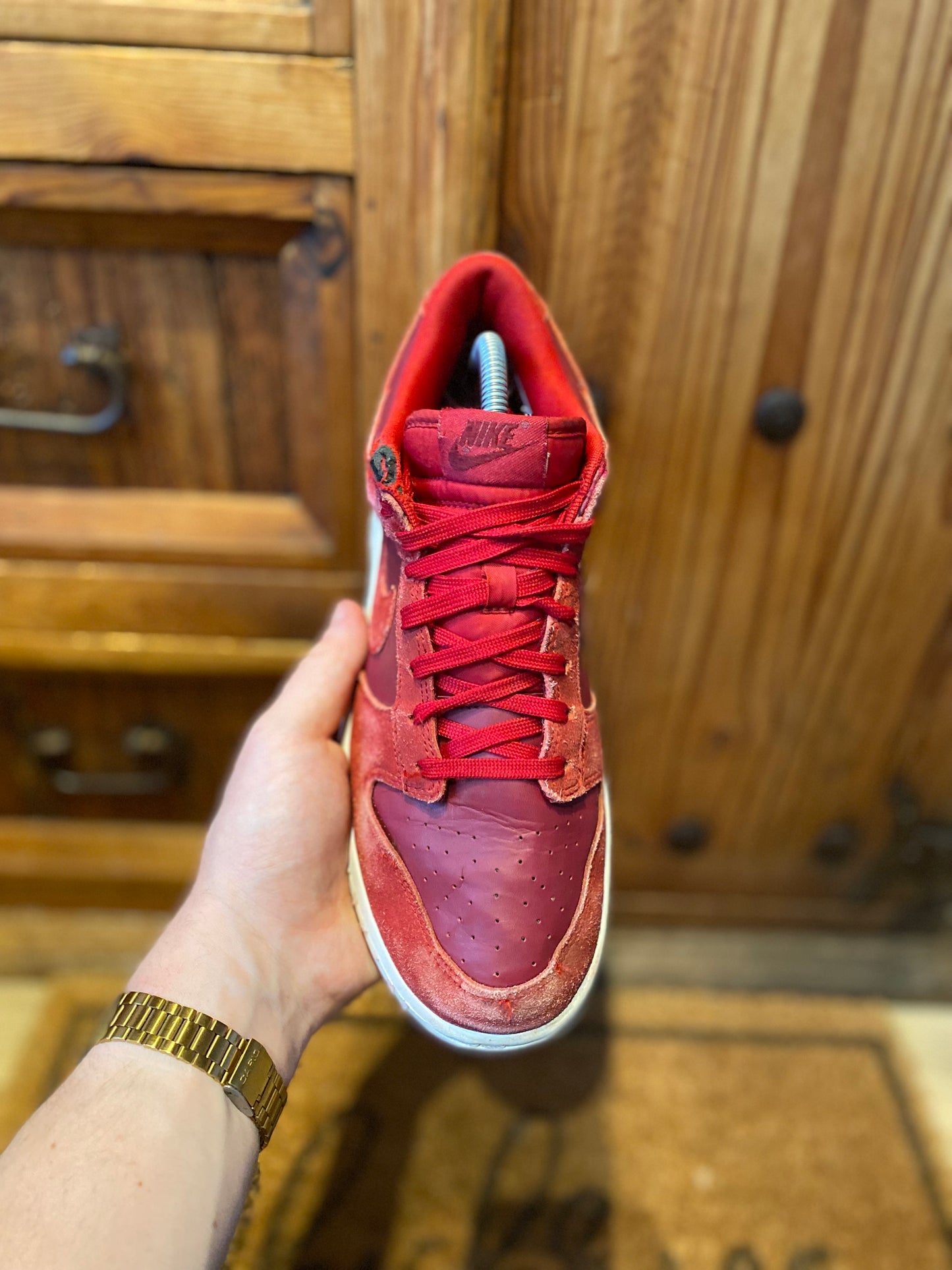 NIKE DUNK LOW ‘TEAM RED’ - UK 7.5