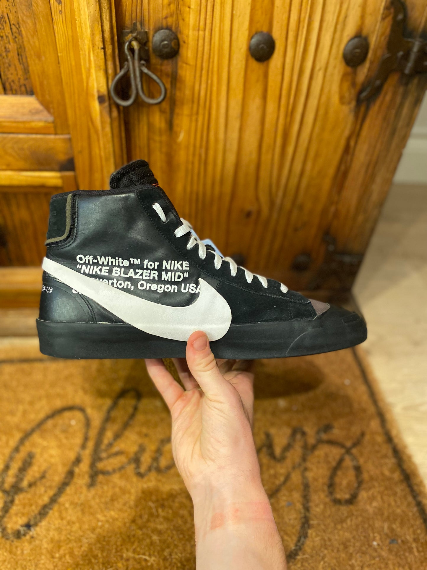 NIKE X OFF WHITE BLAZER MID ‘GRIM REAPER’ - UK 12