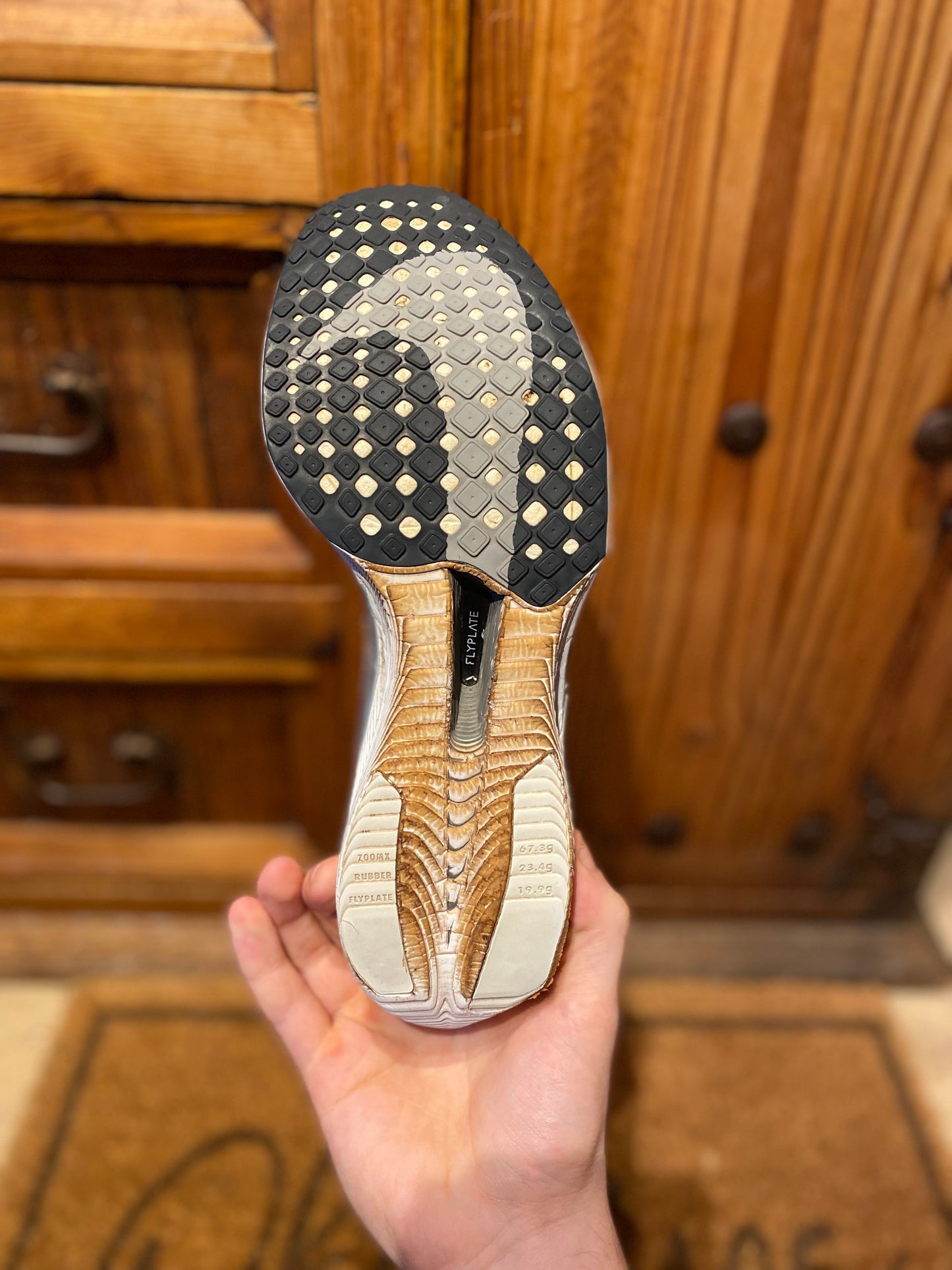 NIKE ZOOMX VAPORFLY 3 ‘WHITE PARTICLE GREY’ - UK 8.5