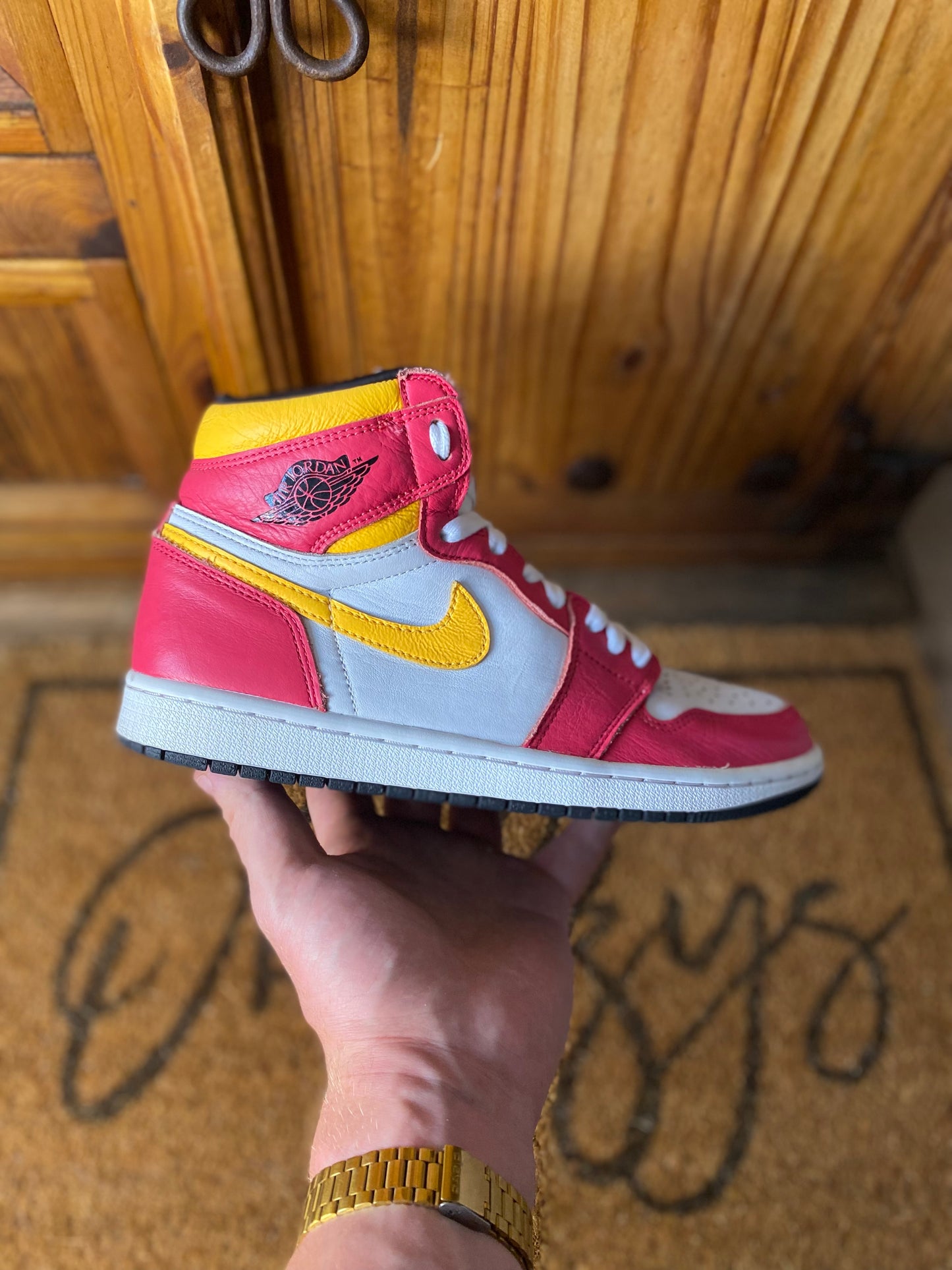 JORDAN 1 HIGH ‘LIGHT FUSION RED’ - UK 7