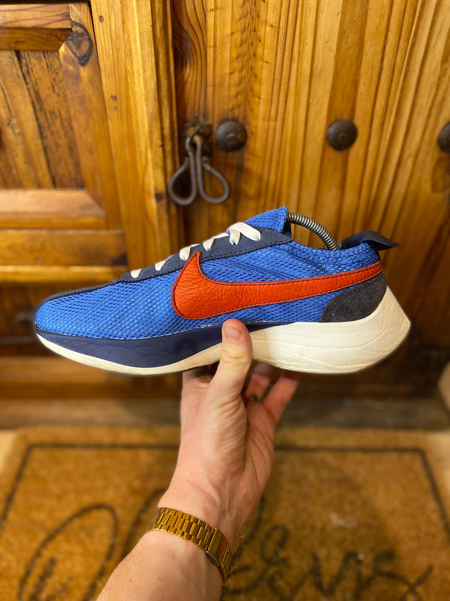 NIKE MOON RACER ‘MOUNTAIN BLUE TEAM ORANGE’ - UK 10