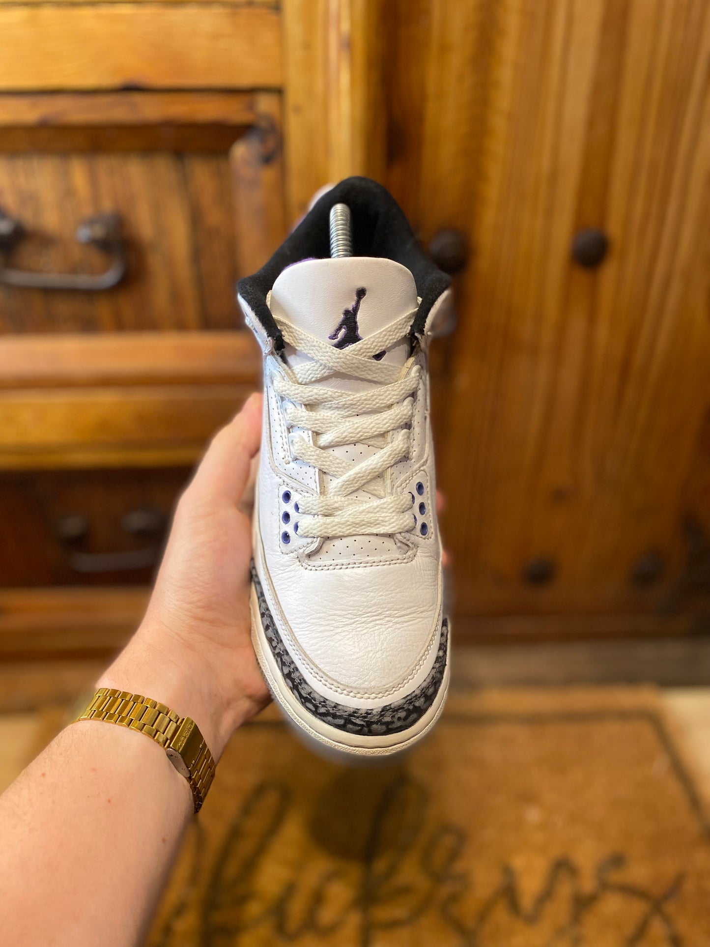 JORDAN 3 ‘DARK IRIS - UK 5.5