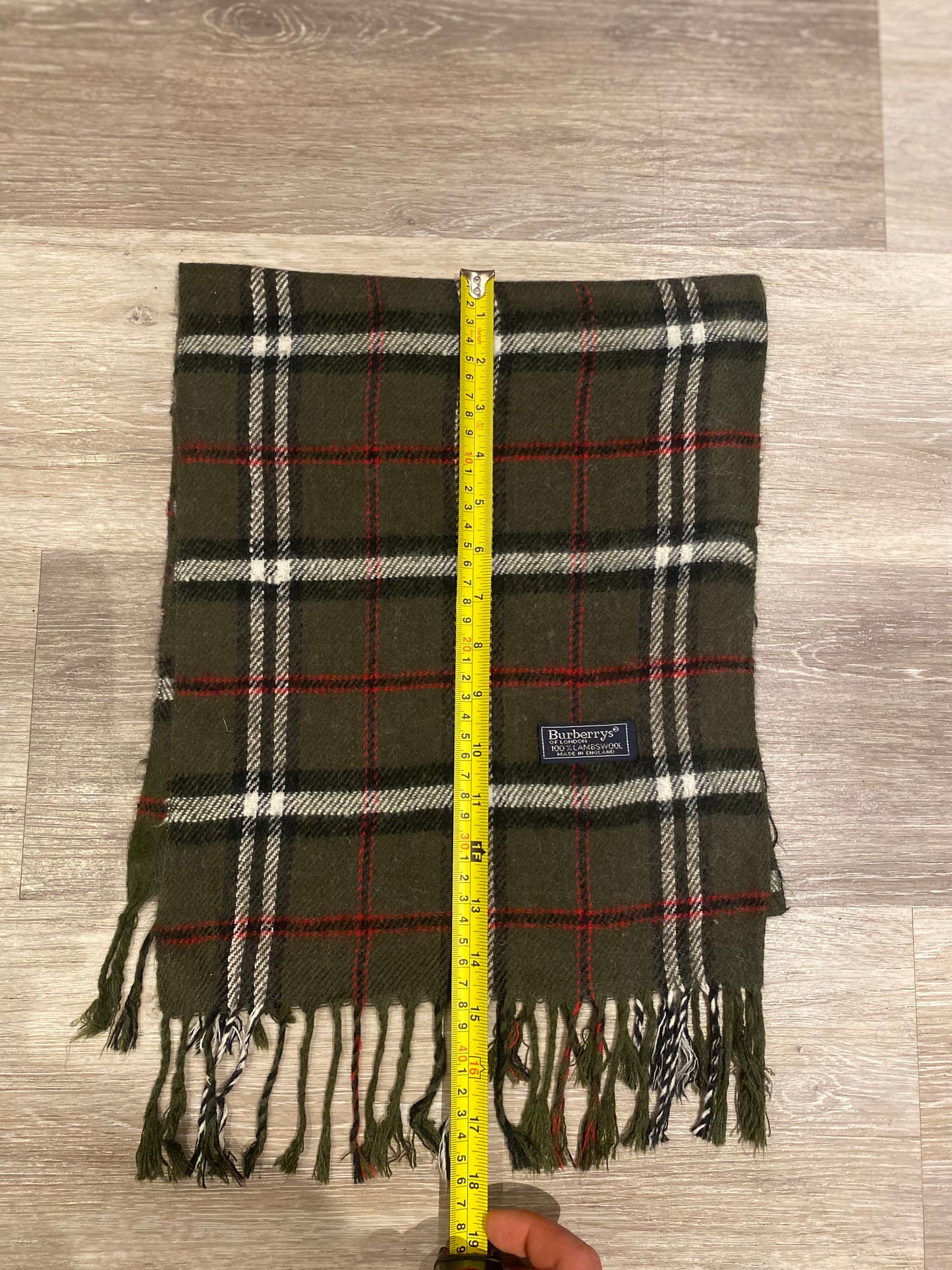 BURBERRY 100% LAMBSWOOL SCARF