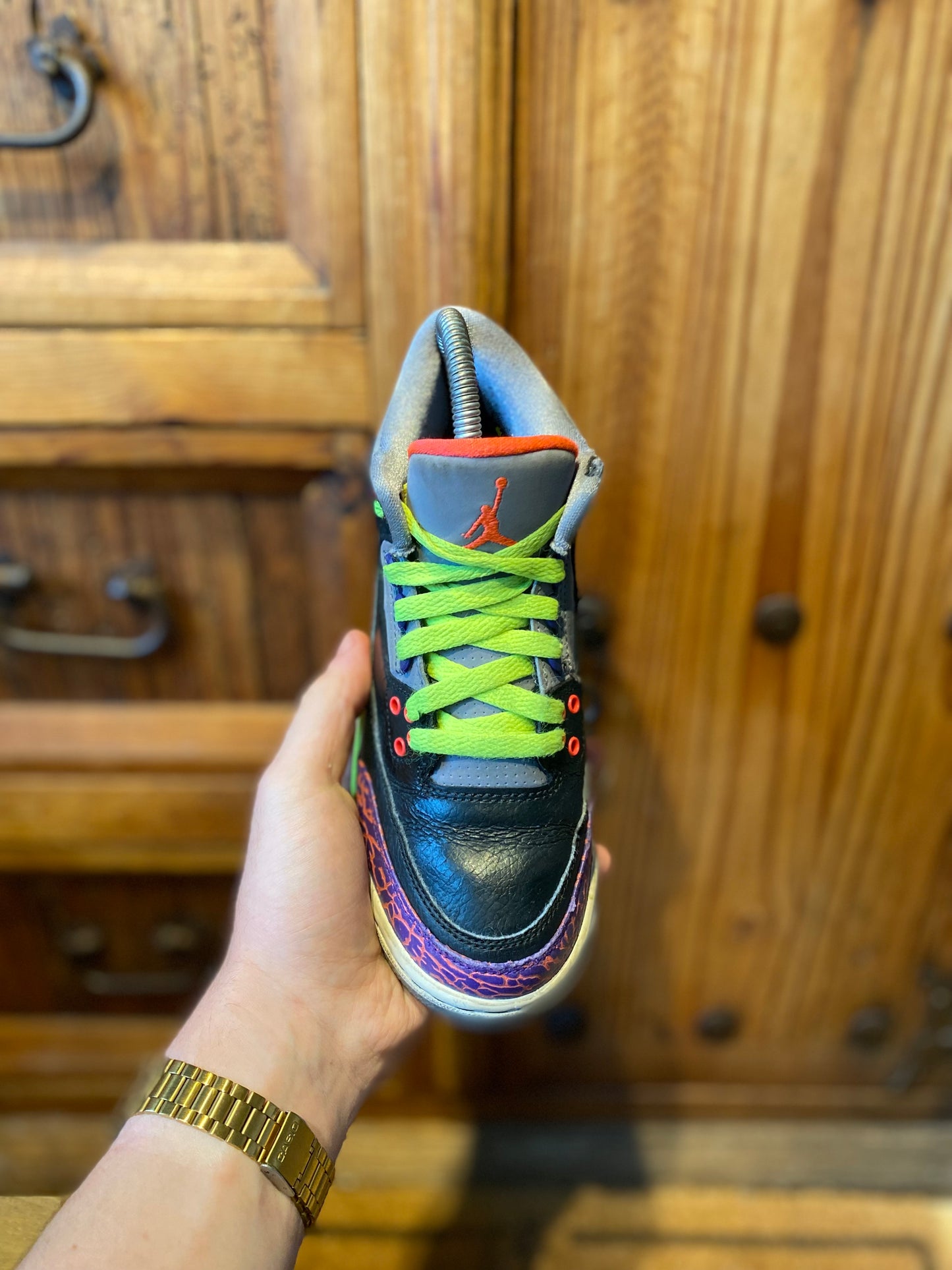 JORDAN 3 ‘BLACK ATOMIC RED’ - UK 3