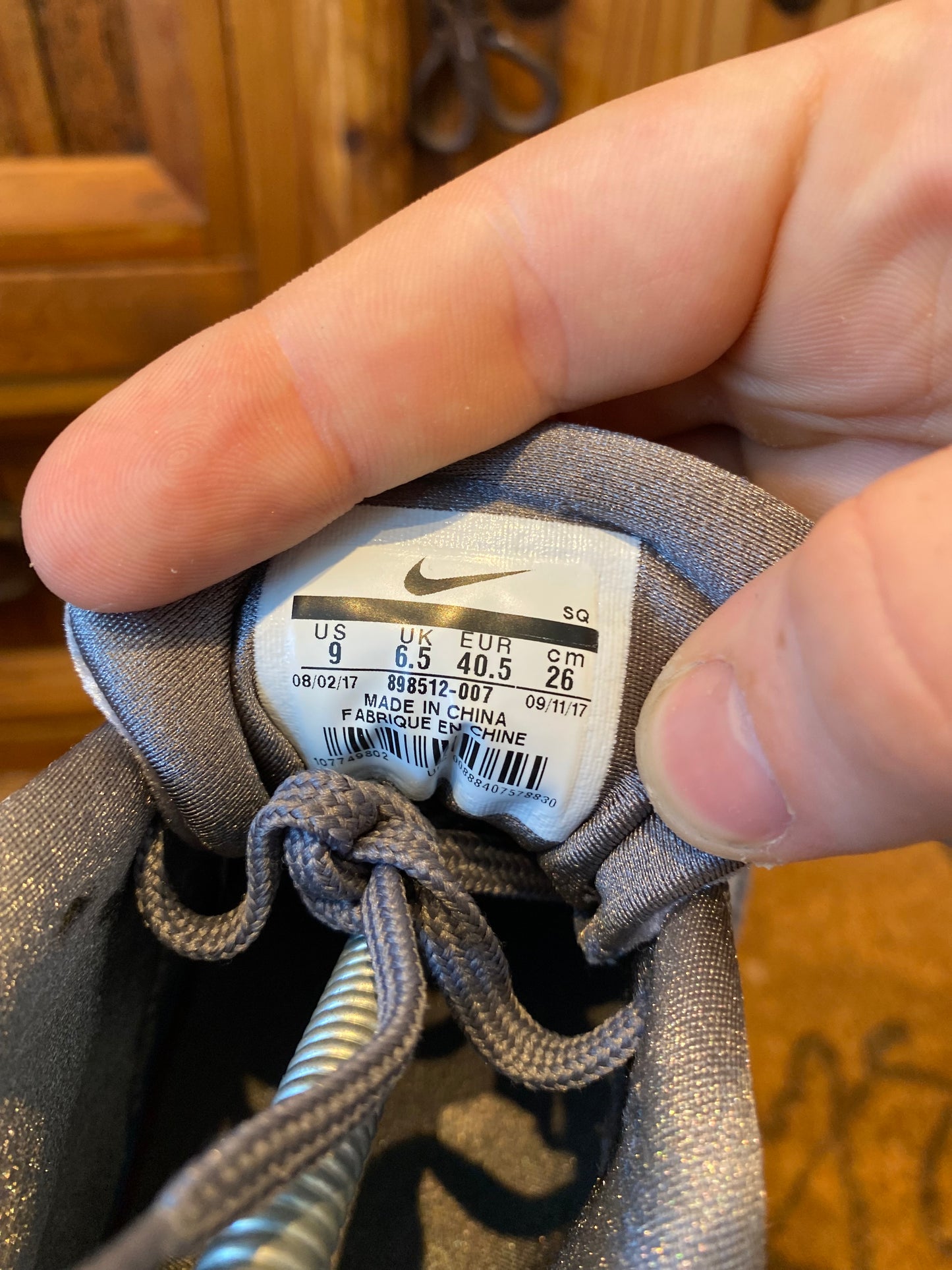 NIKE AIR MAX 90 ‘VELVET GUNSMOKE’ - UK 6.5