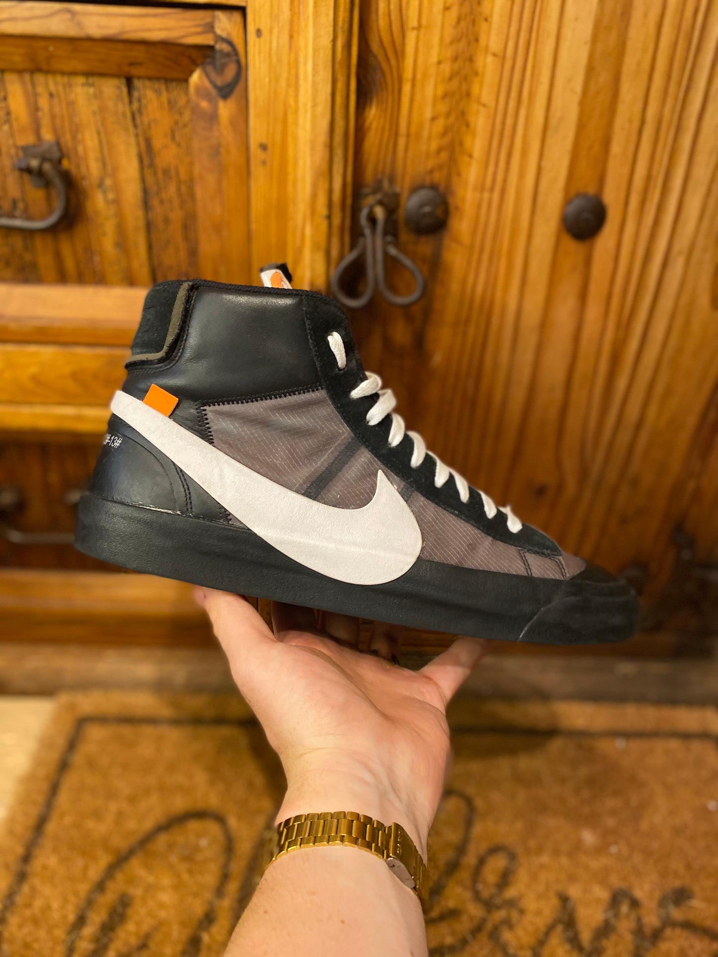 NIKE X OFF WHITE BLAZER MID ‘GRIM REAPER’ - UK 12