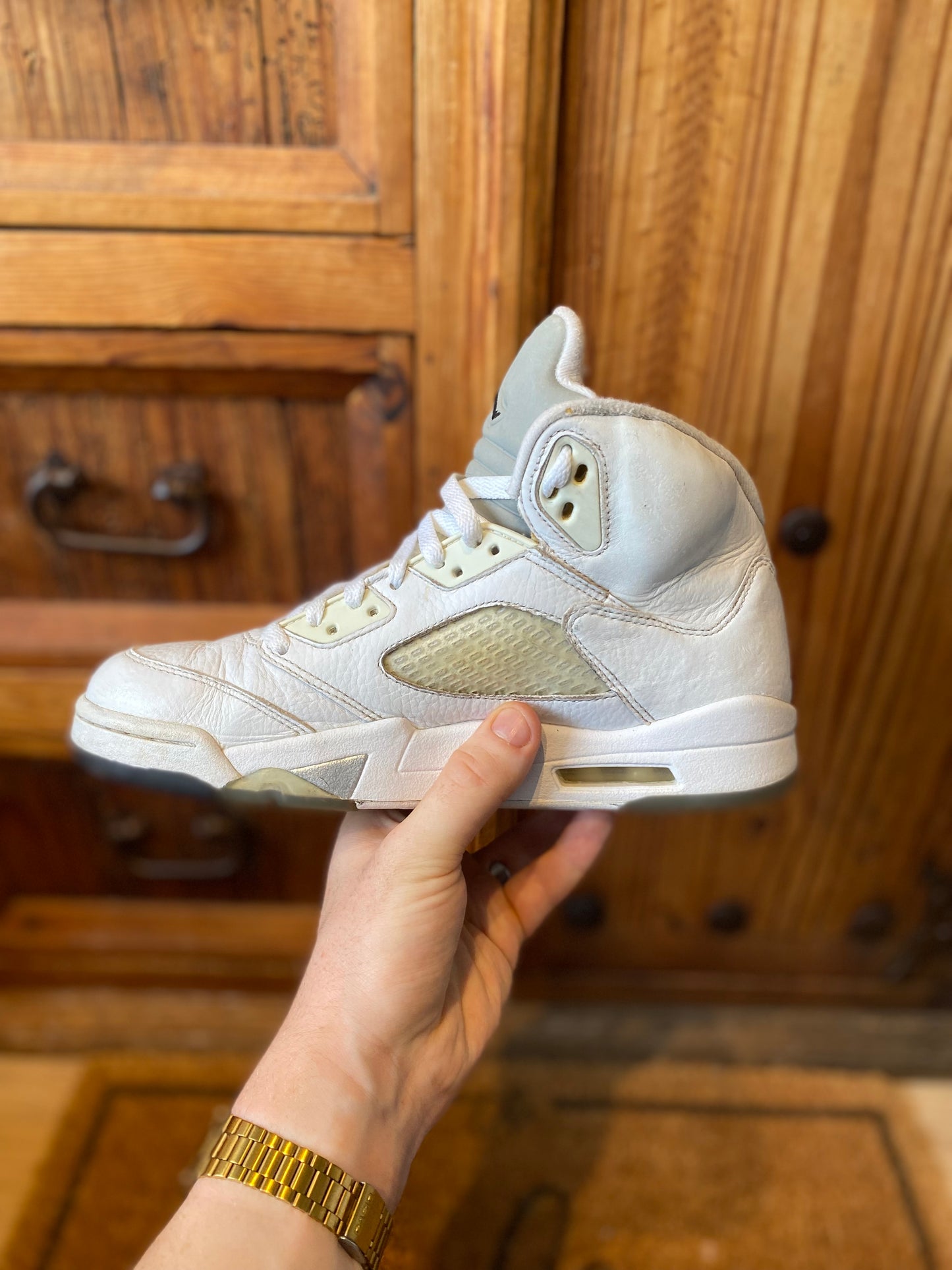 JORDAN 5 ‘WHITE METALLIC’ - UK 7.5