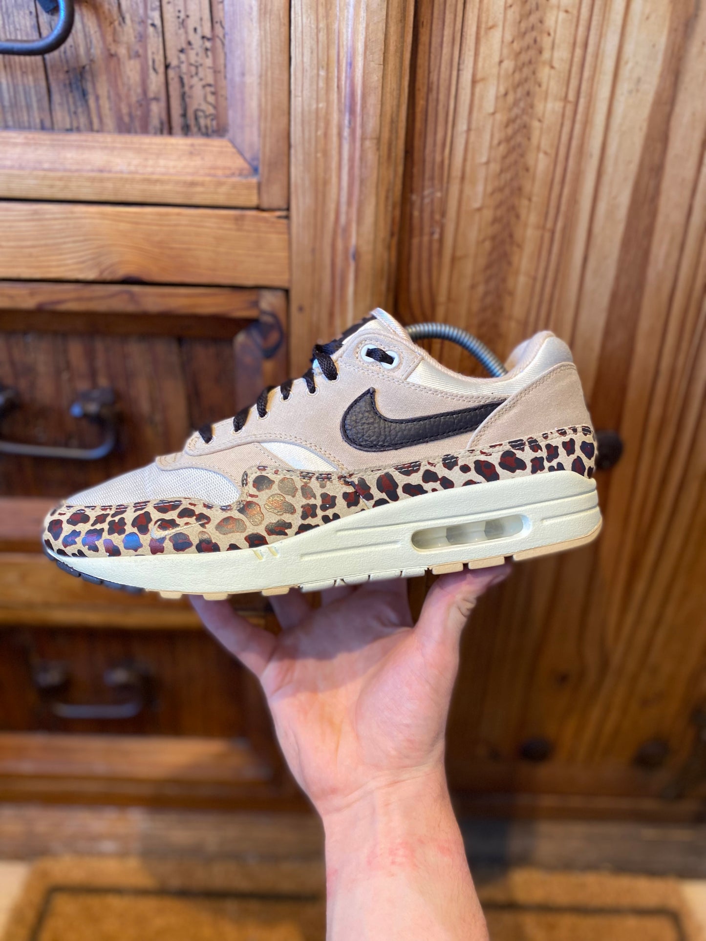 NIKE AIR MAX 1 ‘87 ‘SESAME LEOPARD’ - UK 9.5