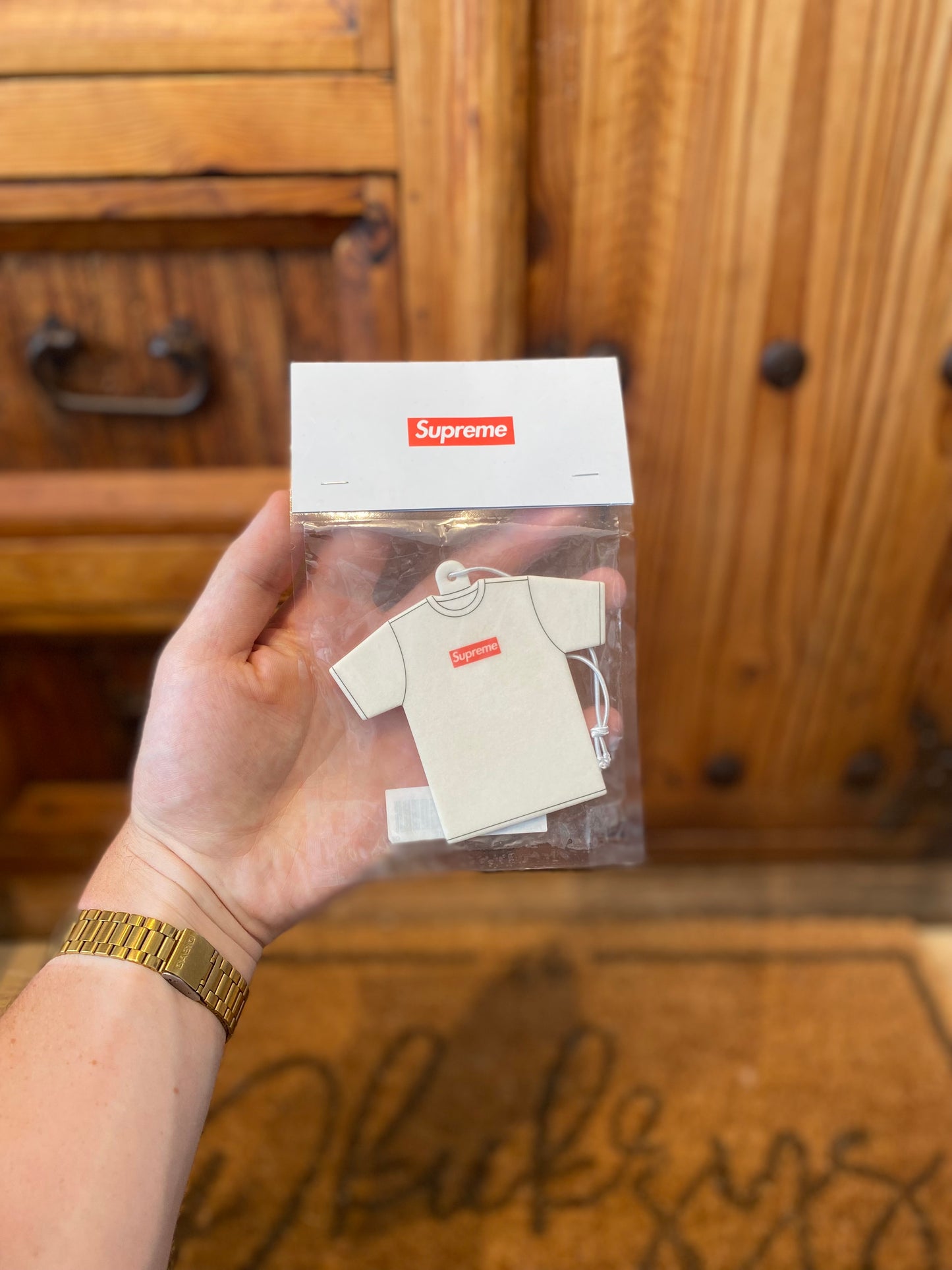 SUPREME BOX LOGO CAR AIR FRESHNER