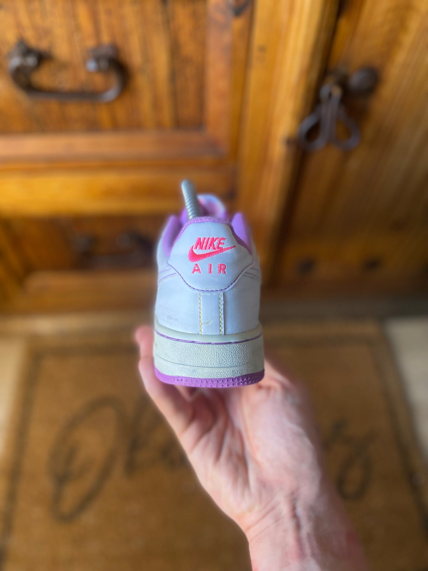 NIKE AIR FORCE 1 ‘CONTRAST STITCH FUCHSIA GLOW’ - UK 5