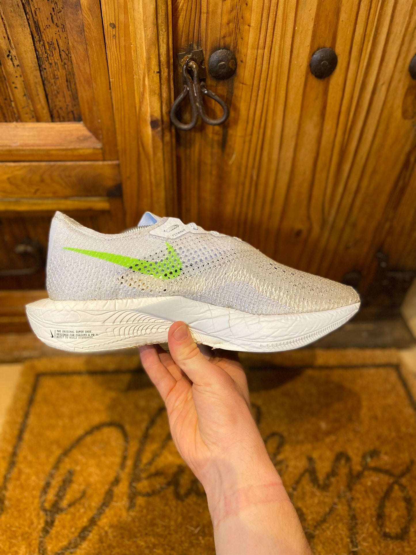 NIKE ZOOMX VAPORFLY 3 ‘FOOTBALL GREY RACER BLUE’ - UK 10.5