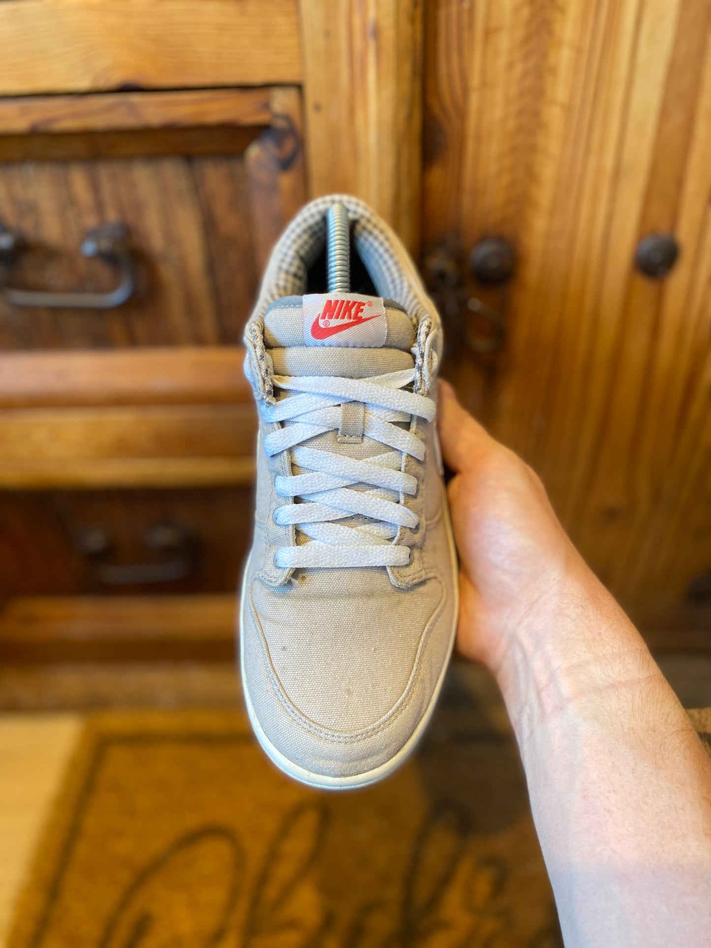 NIKE DUNK LOW ‘MEDIUM GREY’ 2009 *RARE* - UK 7
