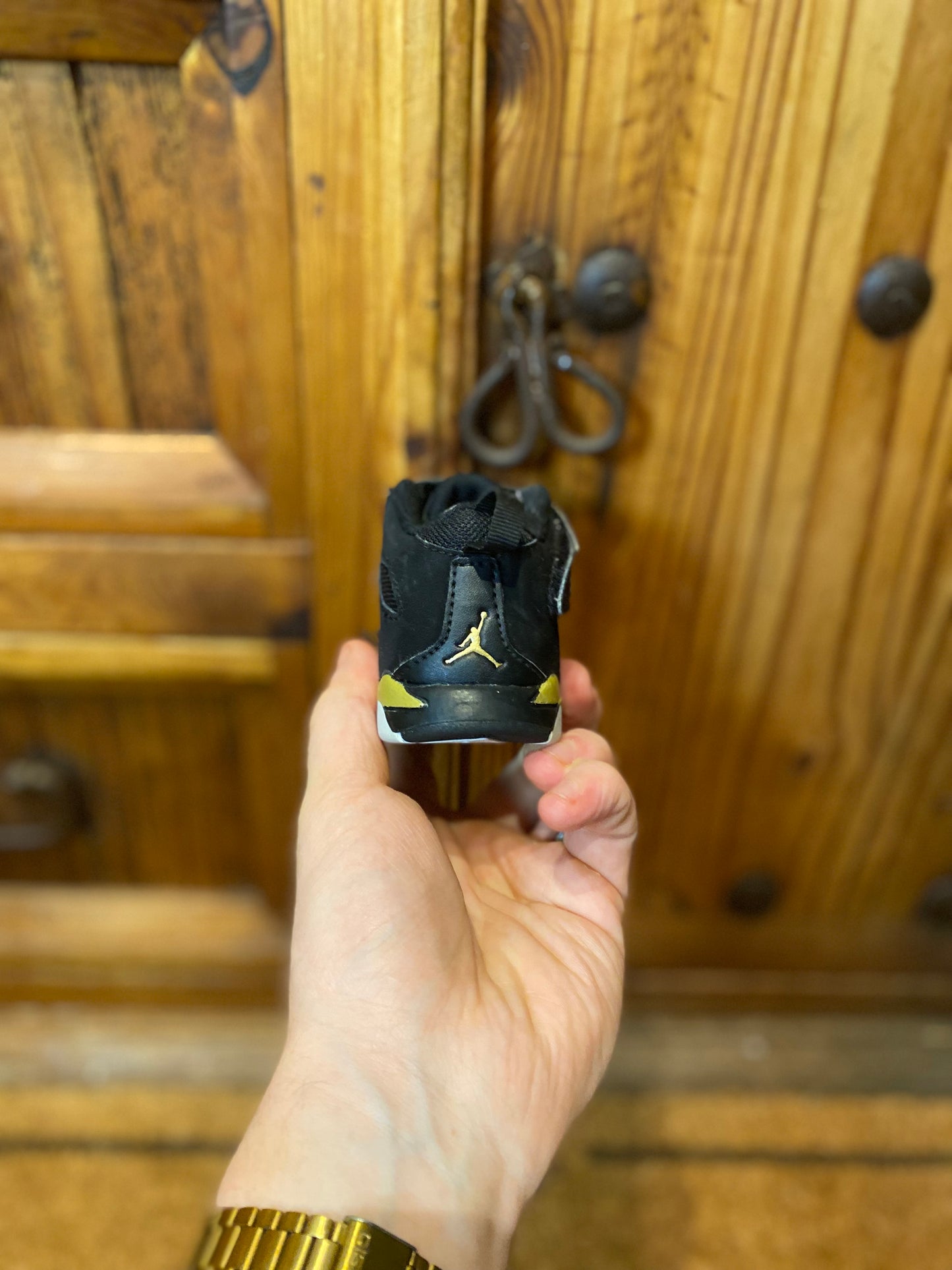 JORDAN FLIGHT 91’ ‘BLACK METALLIC GOLD’ - UK 3.5 TD