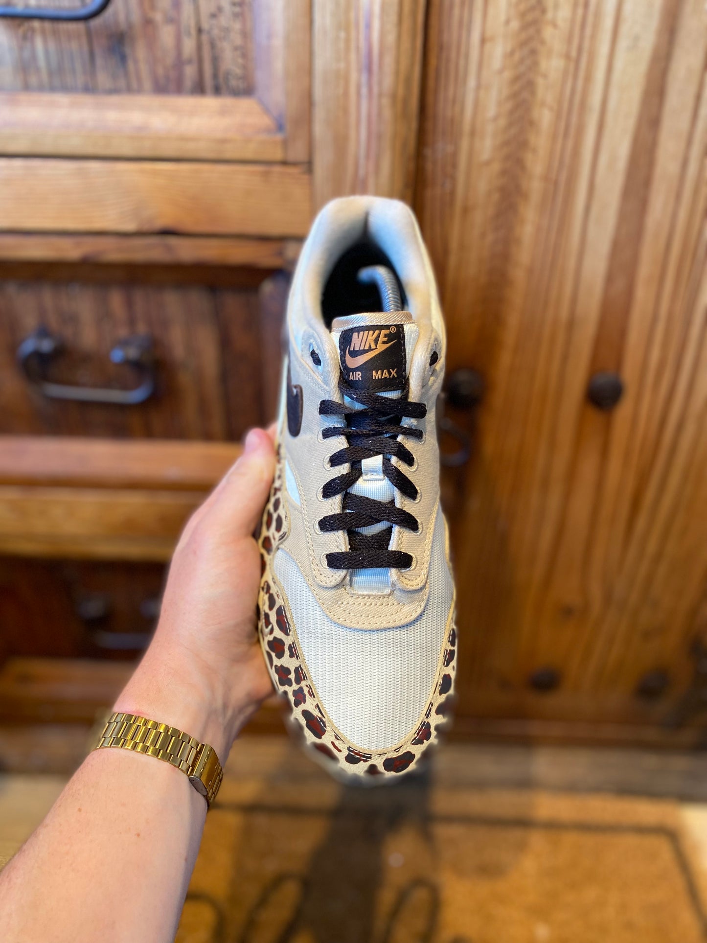 NIKE AIR MAX 1 ‘87 ‘SESAME LEOPARD’ - UK 9.5