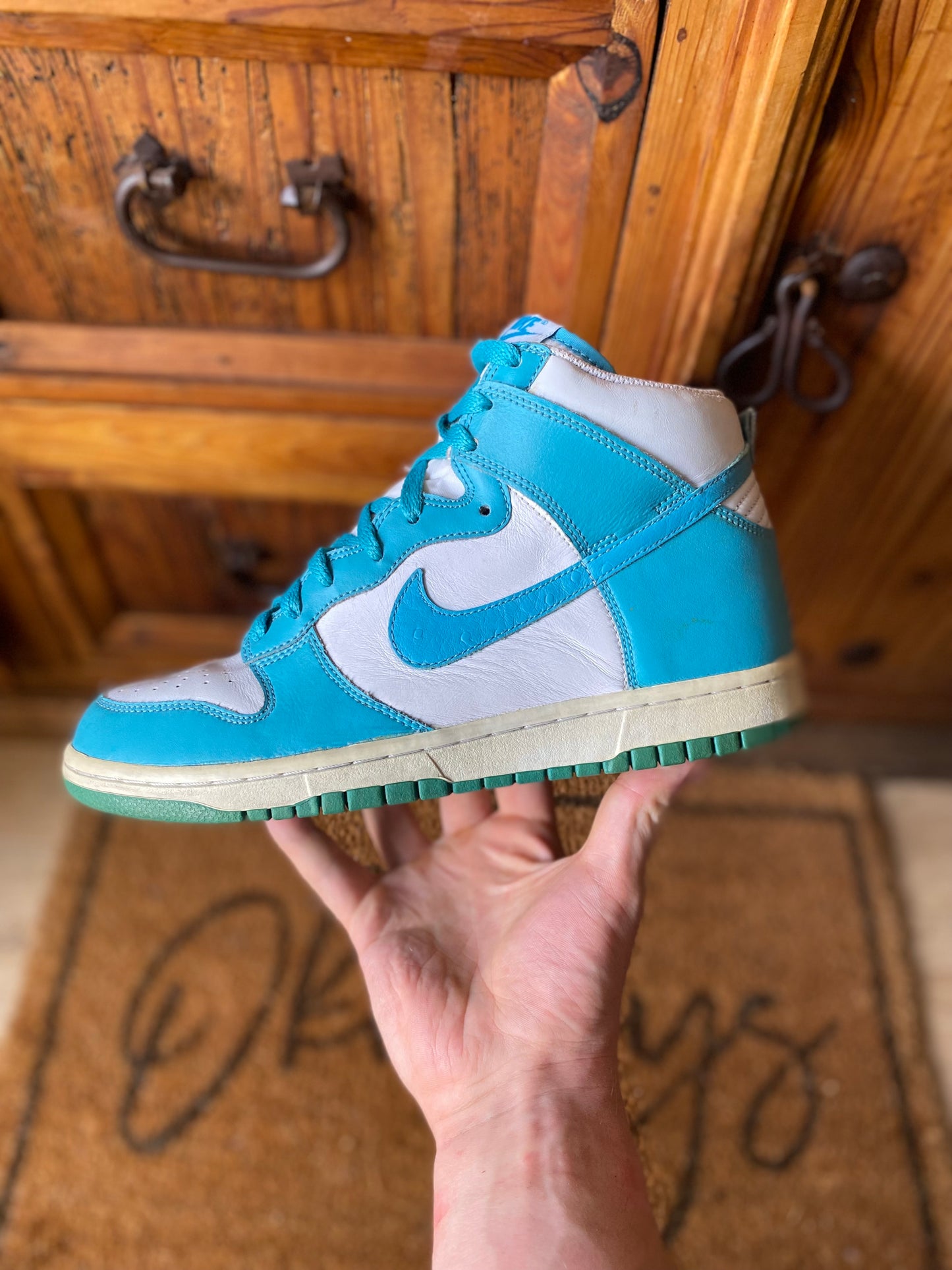 NIKE DUNK HIGH ‘MINERAL BLUE’ 2011 - UK 8