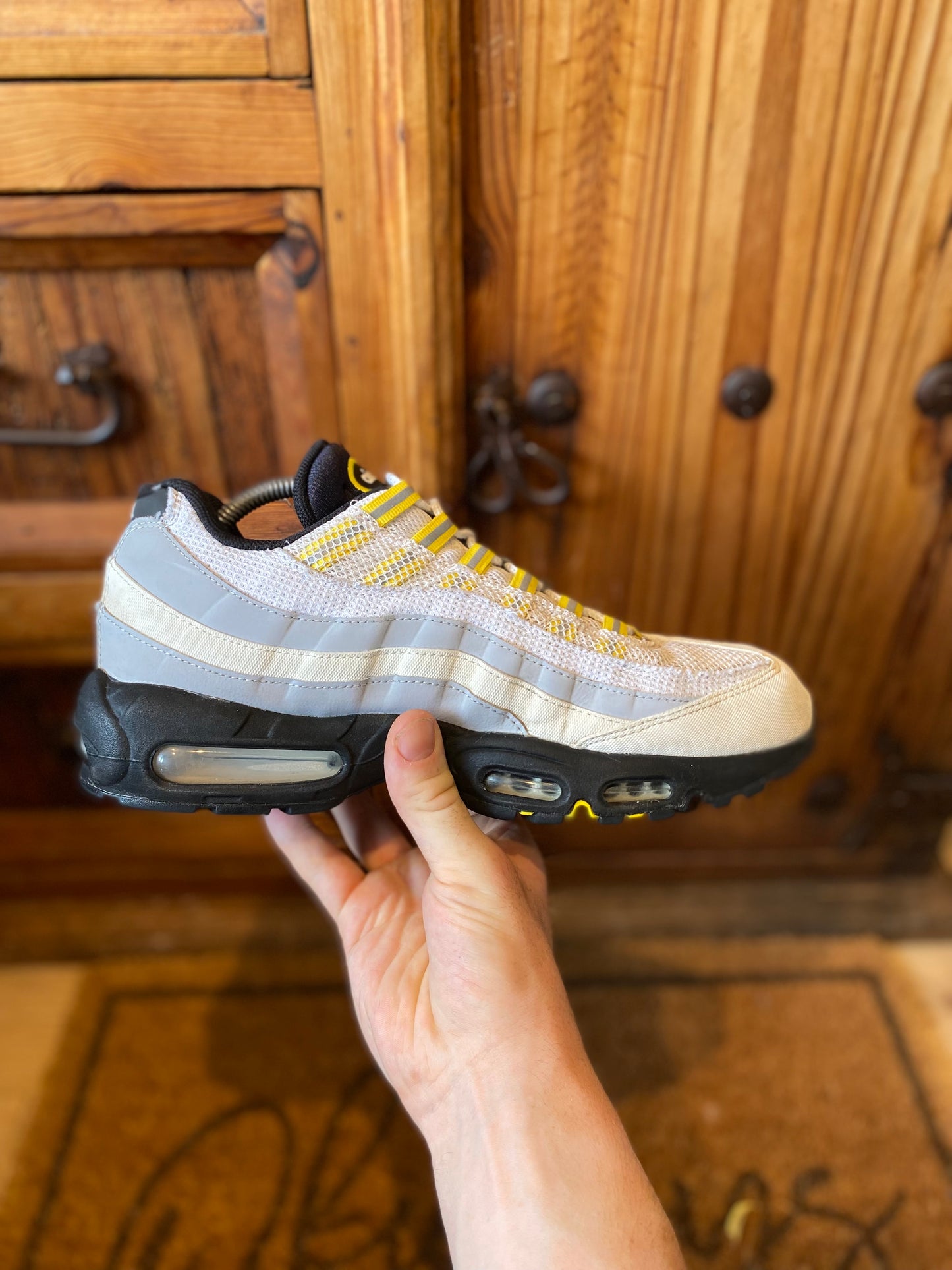 NIKE AIR MAX 95 ‘WOLF GREY TOUR YELLOW’ - UK 9