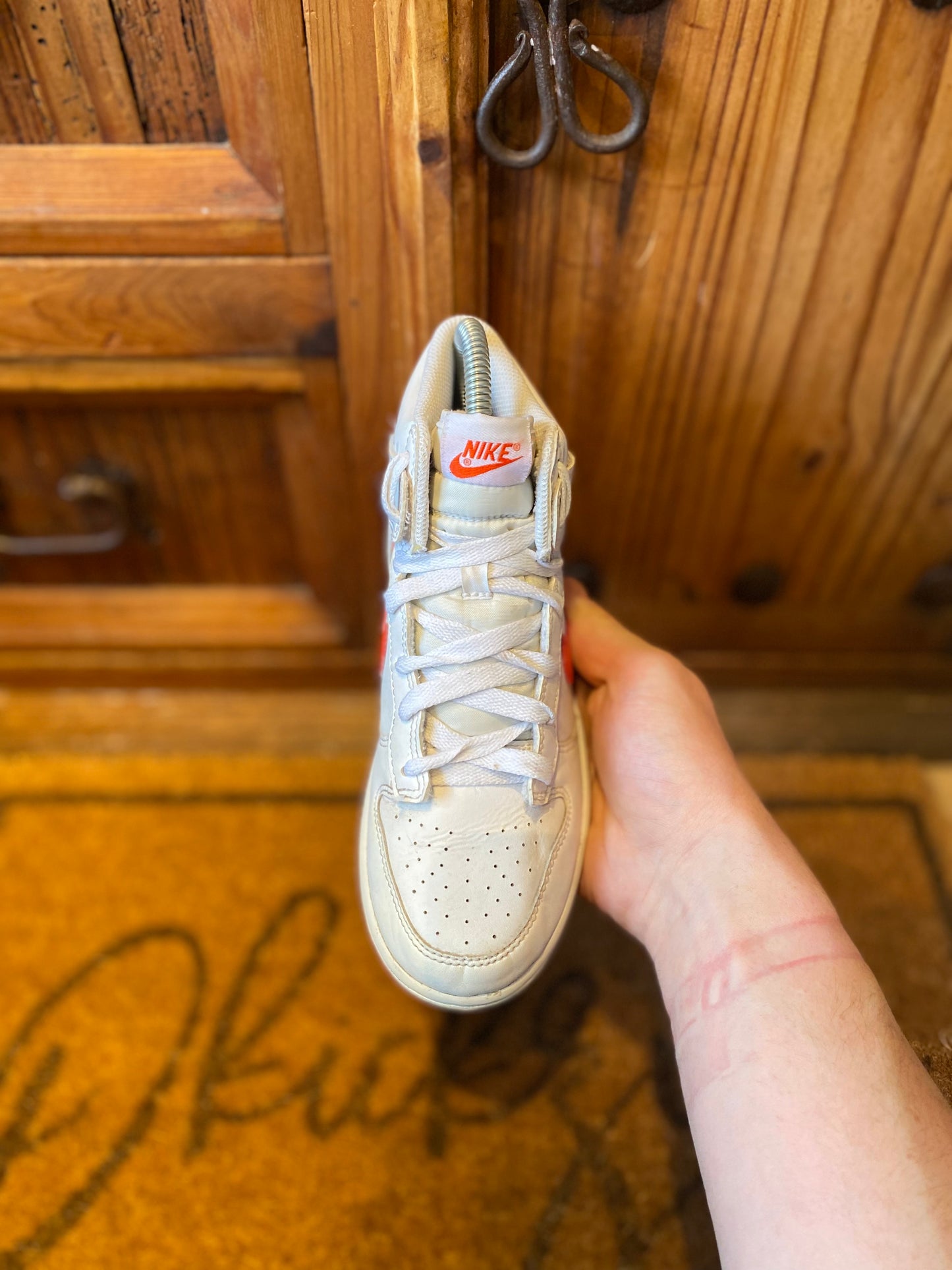 NIKE DUNK HIGH ‘WHITE PICANTE RED’ - UK 2