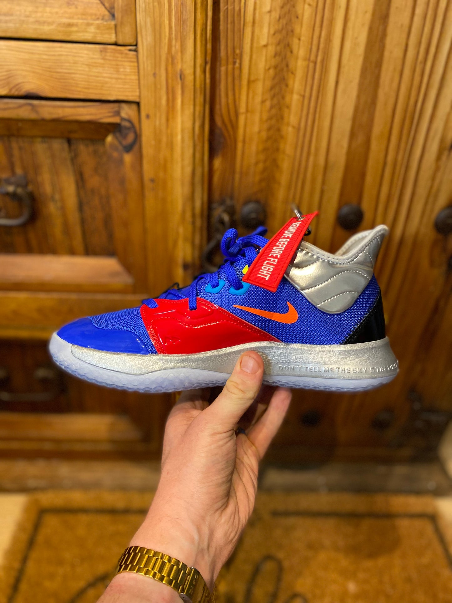 NIKE X NASA PAUL GEORGE 3 ‘APOLLO 14’ - DS - UK 7