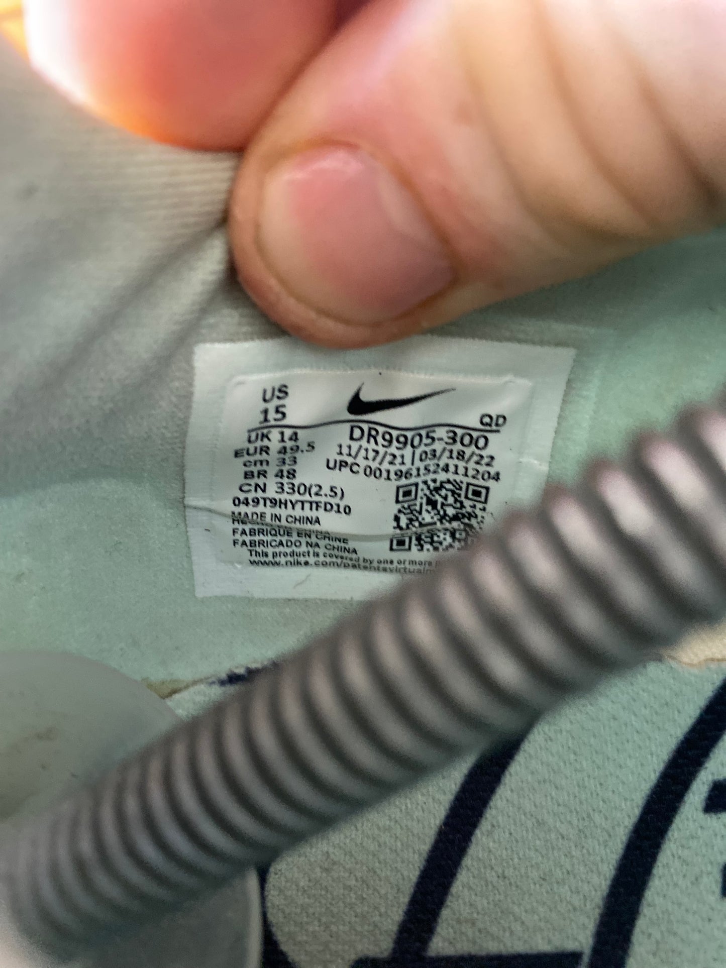NIKE AIR ZOOM MAXFLY ‘MINT FOAM’ SPRINT SPIKES - UK 14