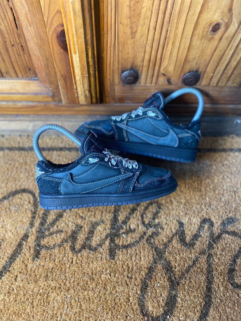 JORDAN 1 LOW TRAVIS SCOTT CACTUS JACK ‘PHANTOM BLACK’ UK 13 (PS)