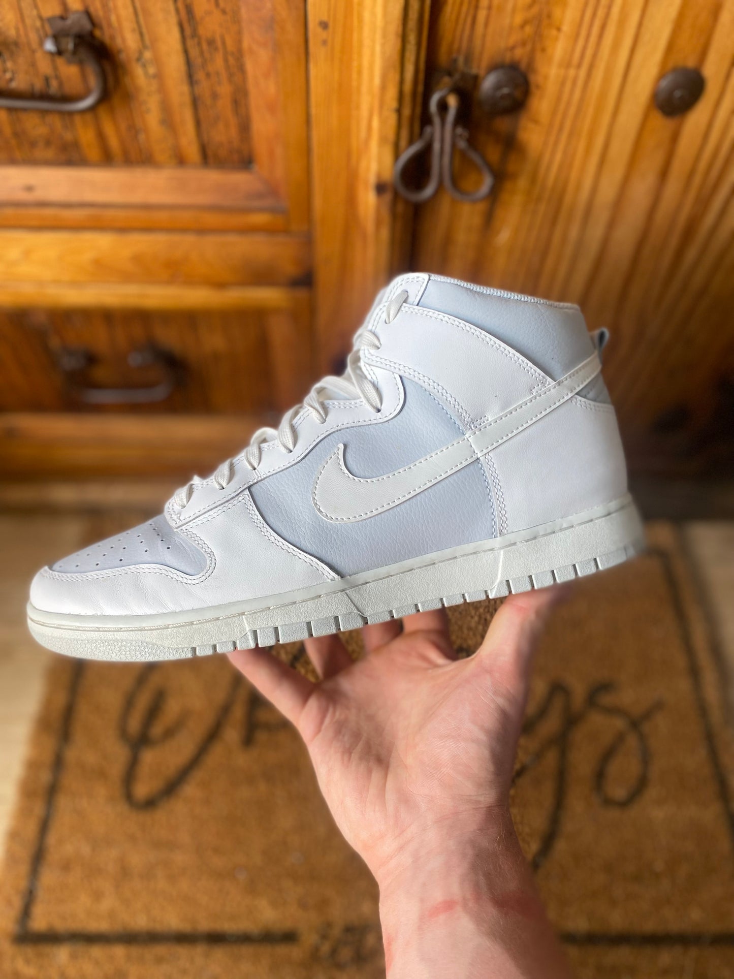 NIKE DUNK HIGH ‘SUMMIT WHITE PURE PLATINUM’ - UK 12