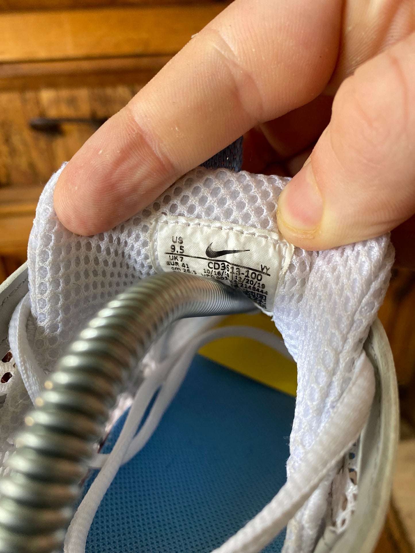 NIKE AIR ZOOM SPIRIDON CAGE 2 ‘WHITE UNIVERSITY BLUE’ - UK 7