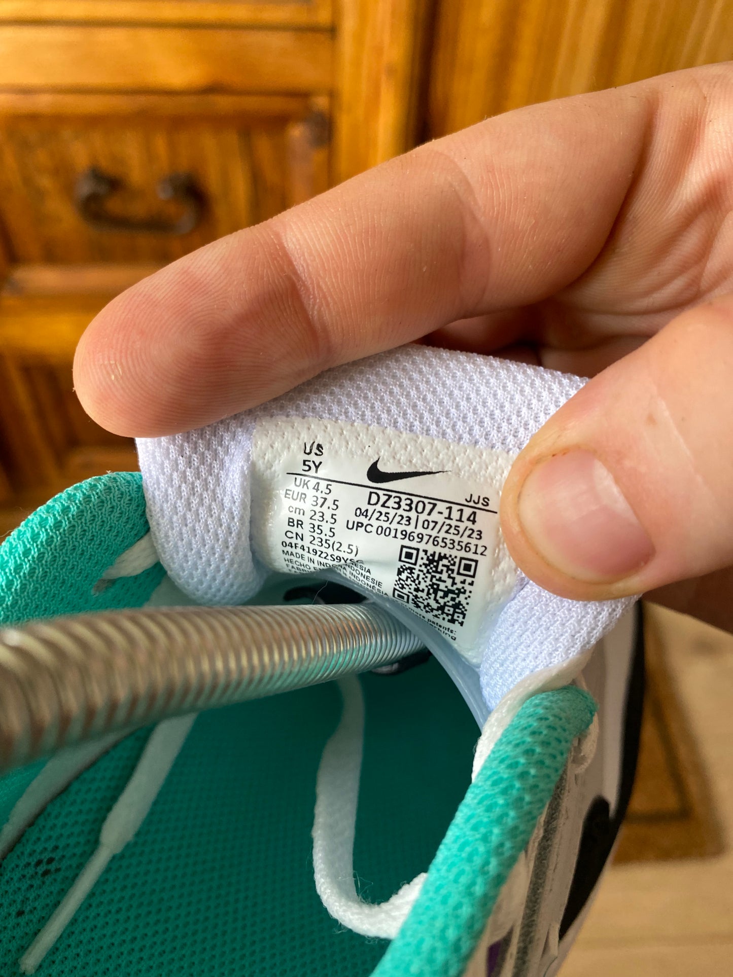 NIKE AIR MAX 1 ‘COURT PURPLE HYPER JADE’ - UK 4.5