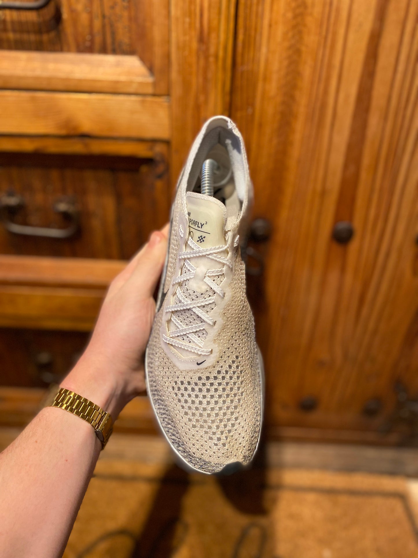 NIKE ZOOMX VAPORFLY 3 ‘WHITE PARTICLE GREY’ - UK 8.5