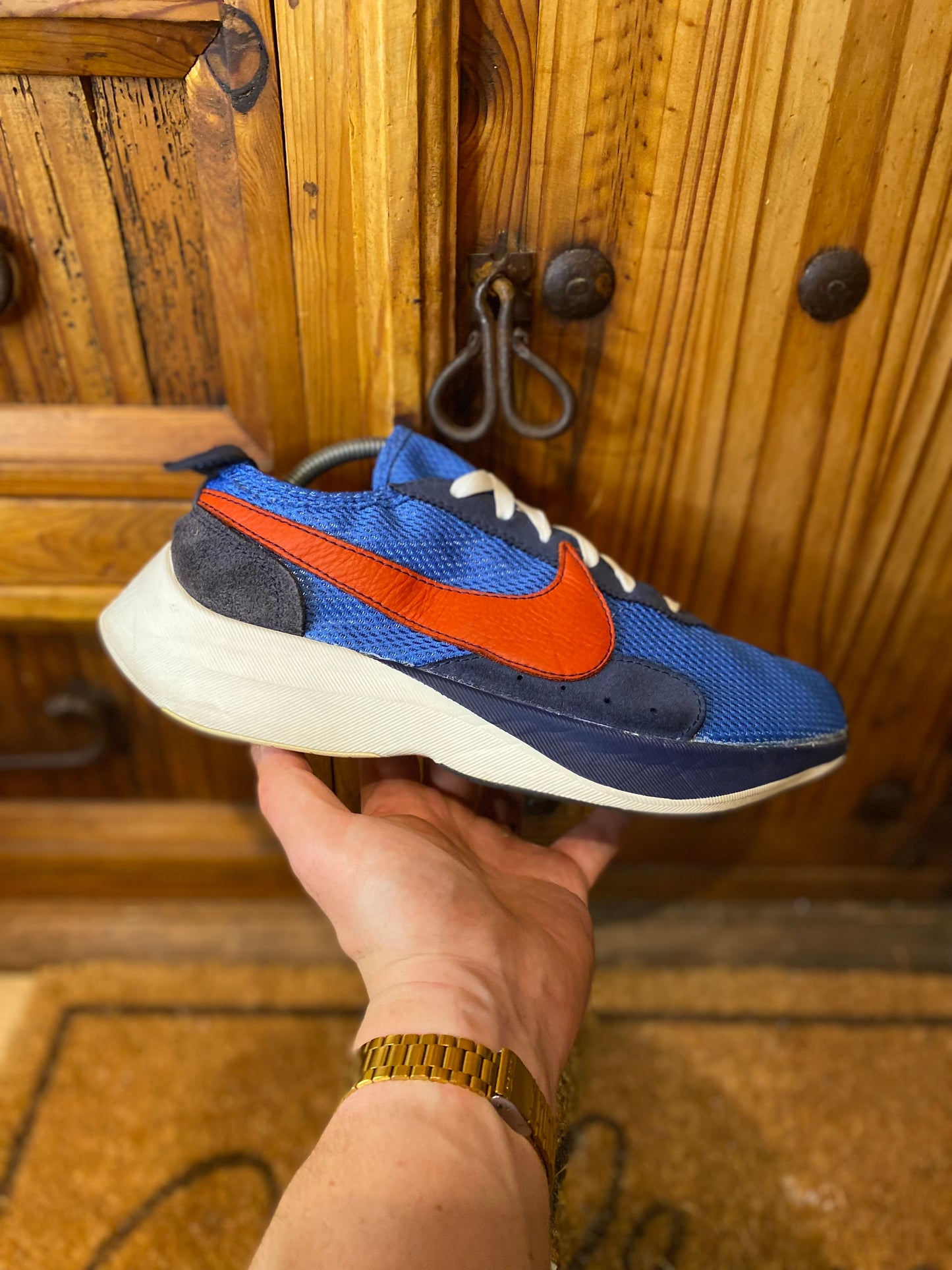 NIKE MOON RACER ‘MOUNTAIN BLUE TEAM ORANGE’ - UK 10