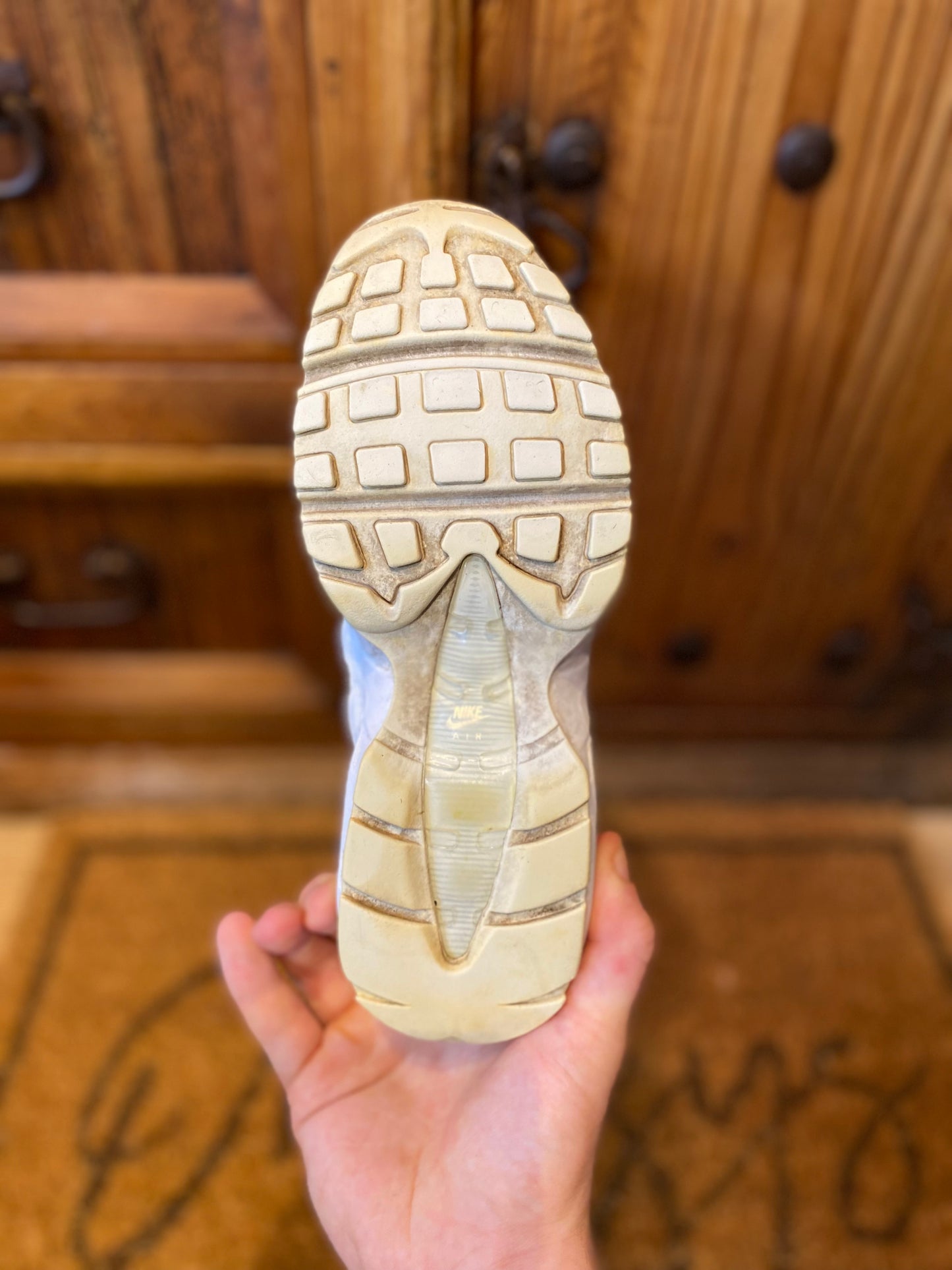 NIKE AIR MAX 95 ‘WHITE METALLIC SILVER’ - UK 5