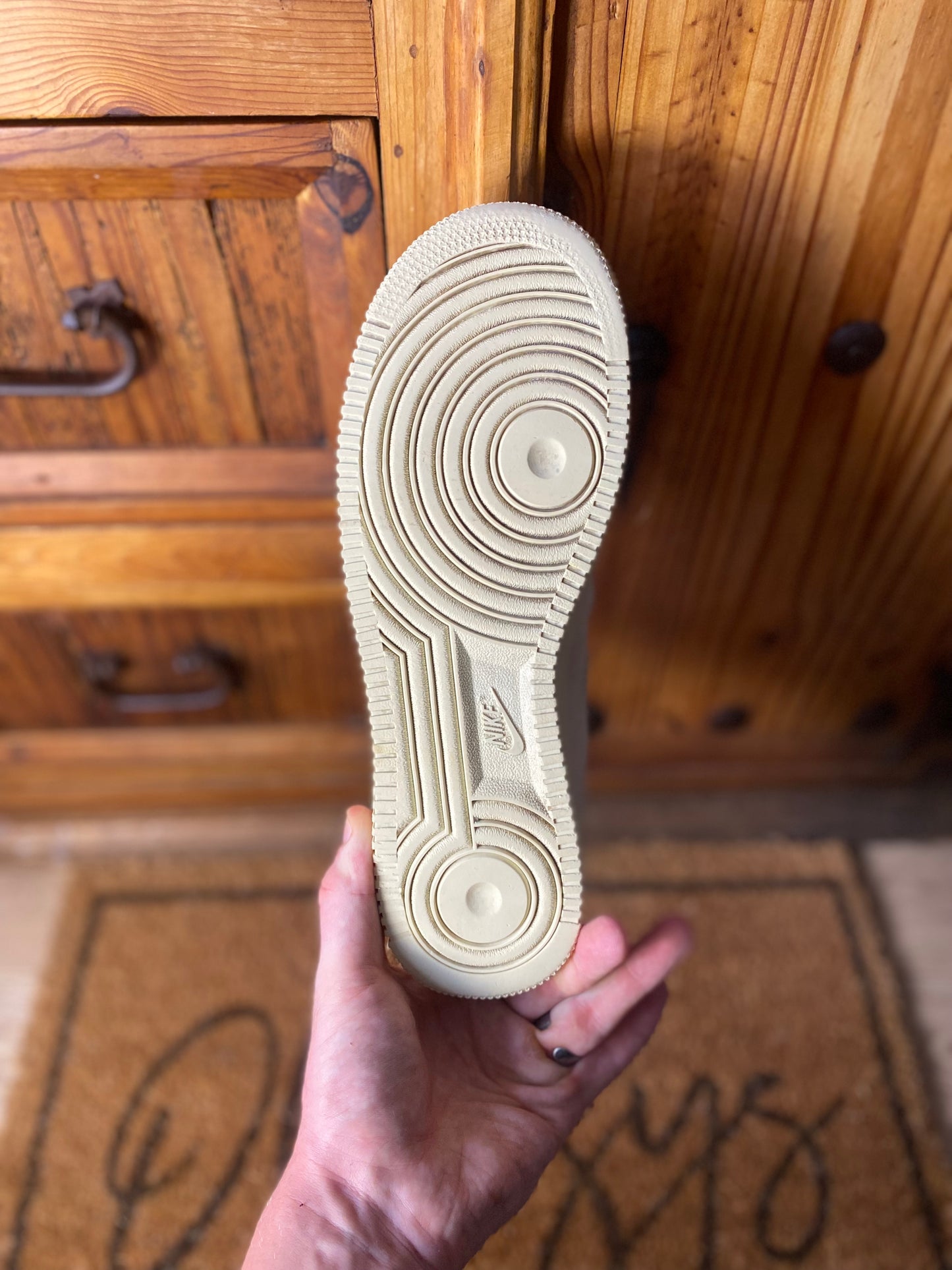 NIKE X STÜSSY AIR FORCE 1 MID ‘FOSSIL’ - UK 9.5
