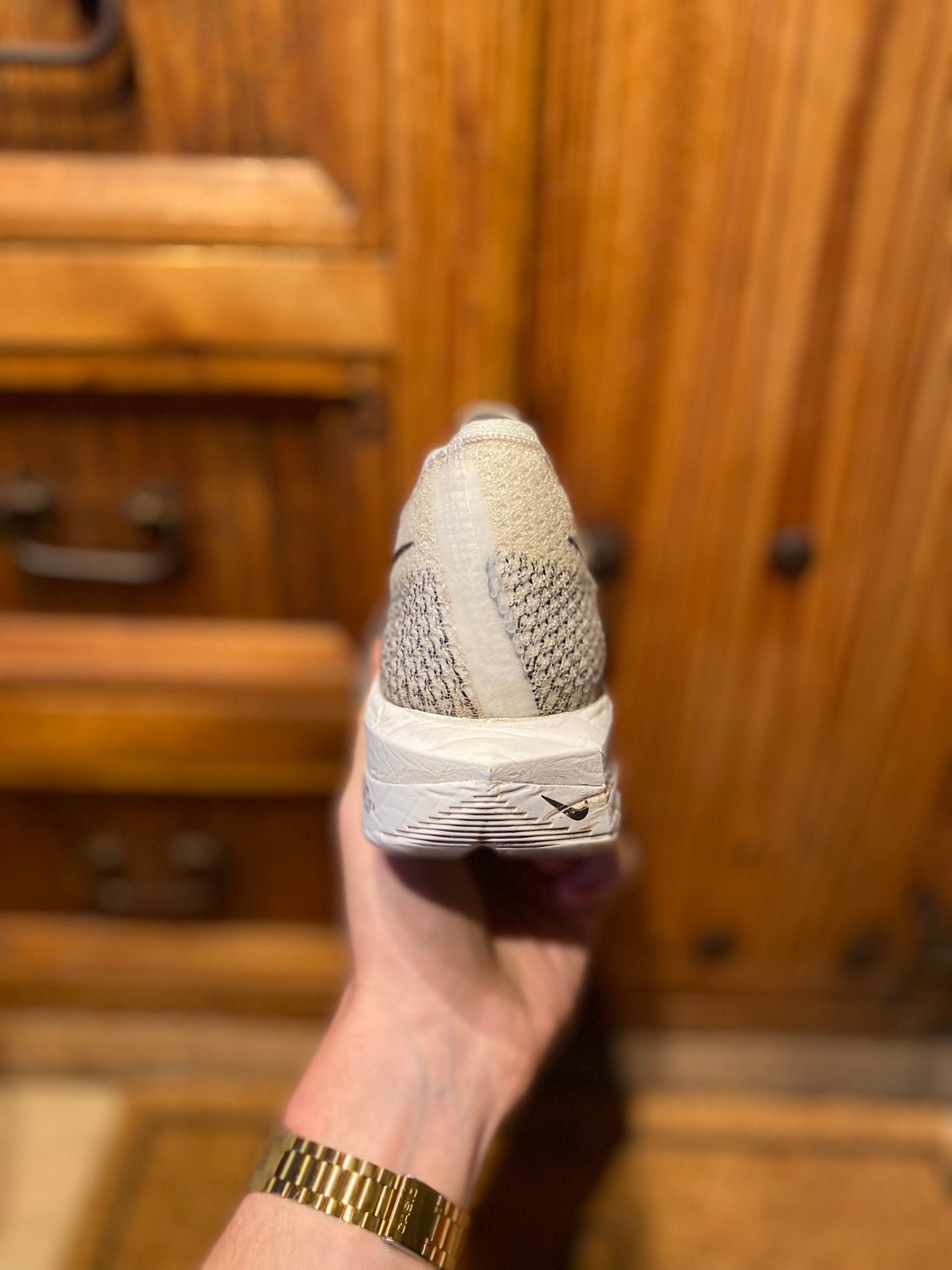 NIKE ZOOMX VAPORFLY 3 ‘WHITE PARTICLE GREY’ - UK 8.5