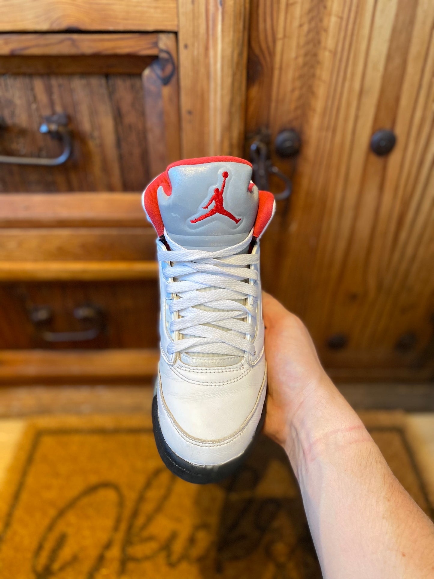 JORDAN 5 ‘FIRE RED SILVER TONGUE’ - UK 5.5
