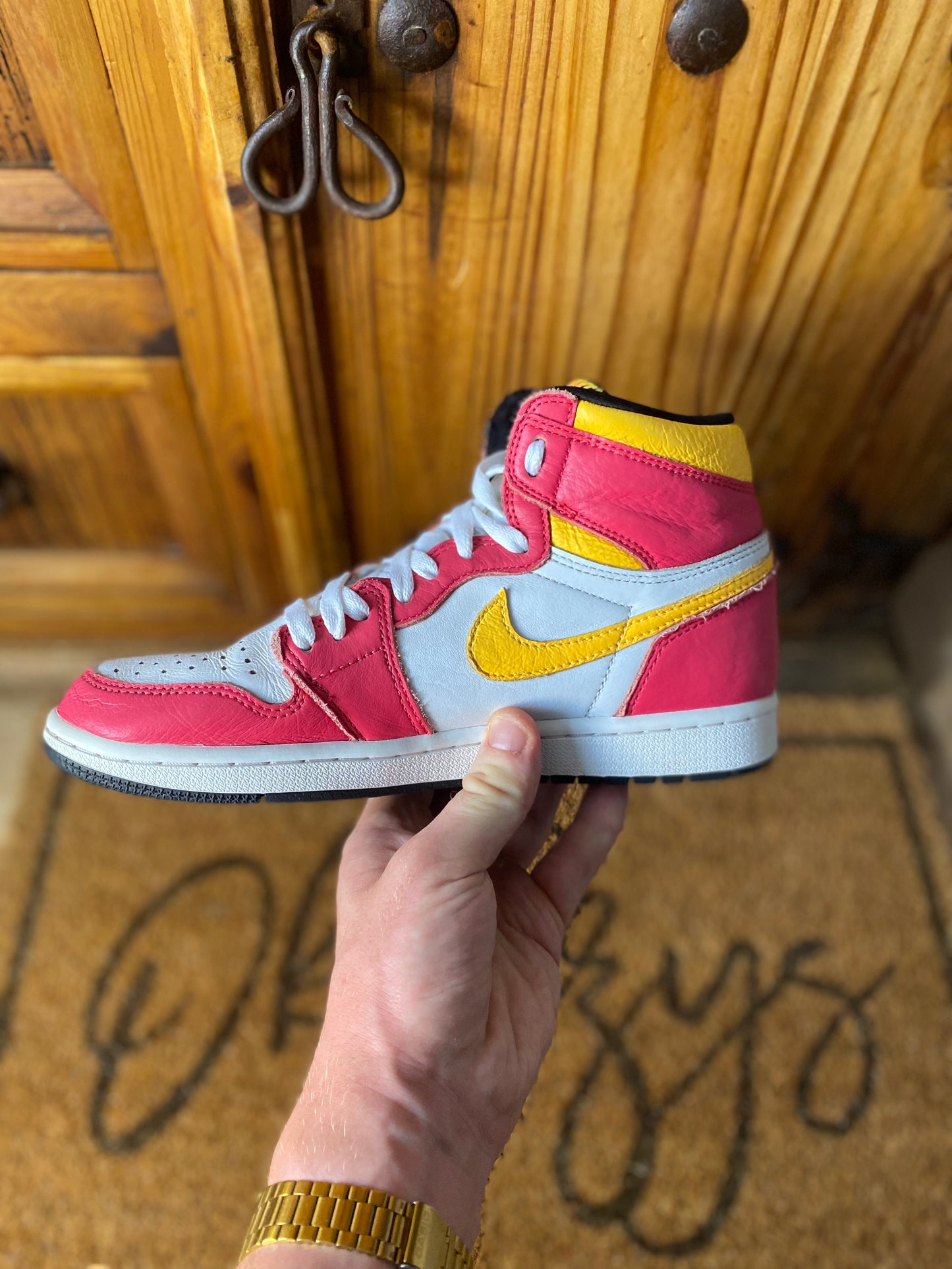 JORDAN 1 HIGH ‘LIGHT FUSION RED’ - UK 7